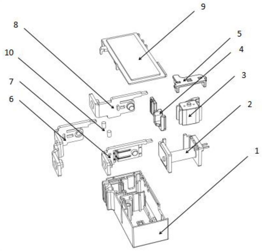 Switching type magnetic latching relay