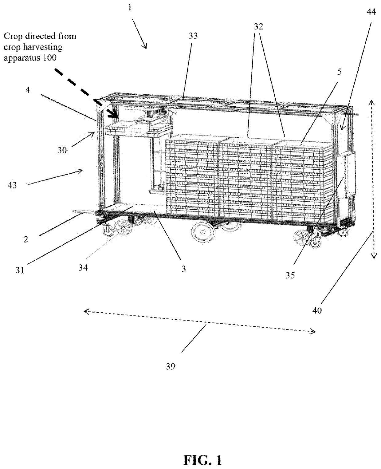 Automated packing cart
