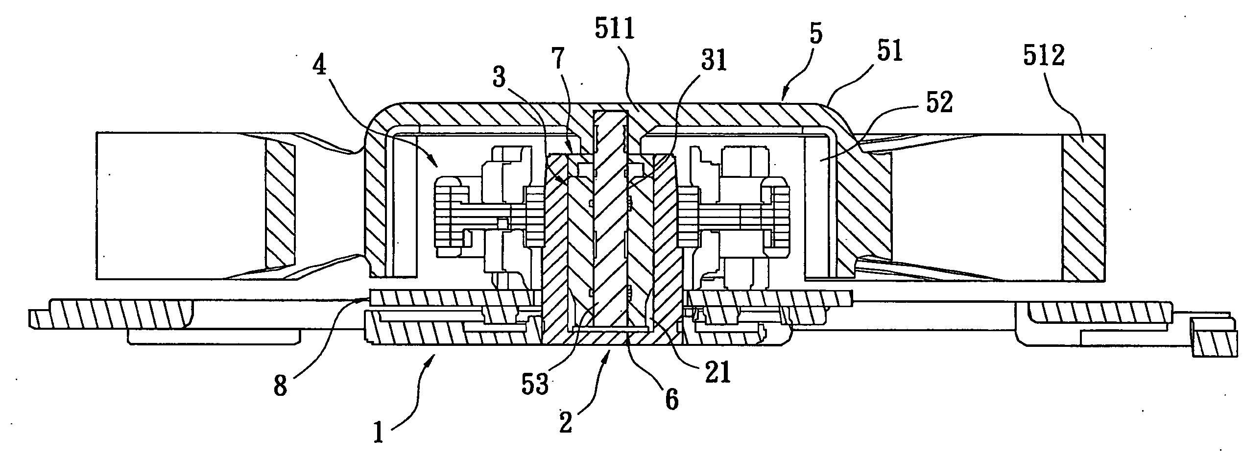 Cooling fan and dynamic pressure bearing structure