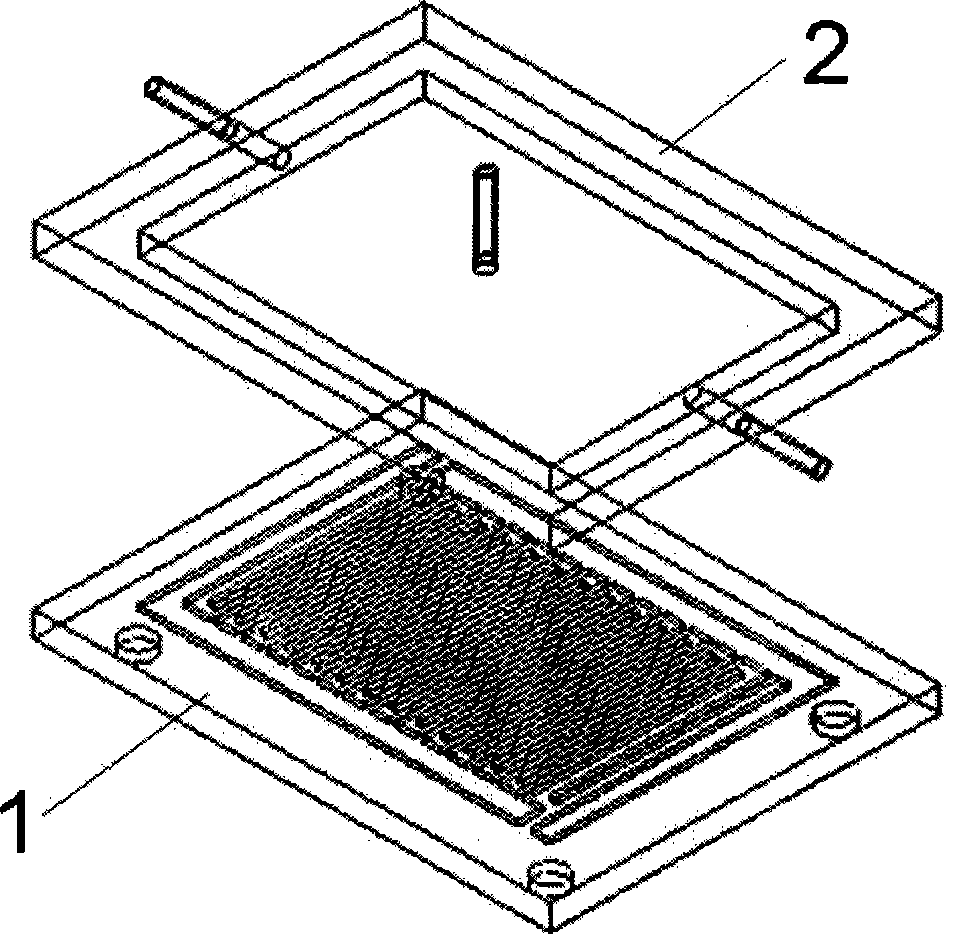 Flexible high-pass cell electric amalgamation microelectrode array chip apparatus