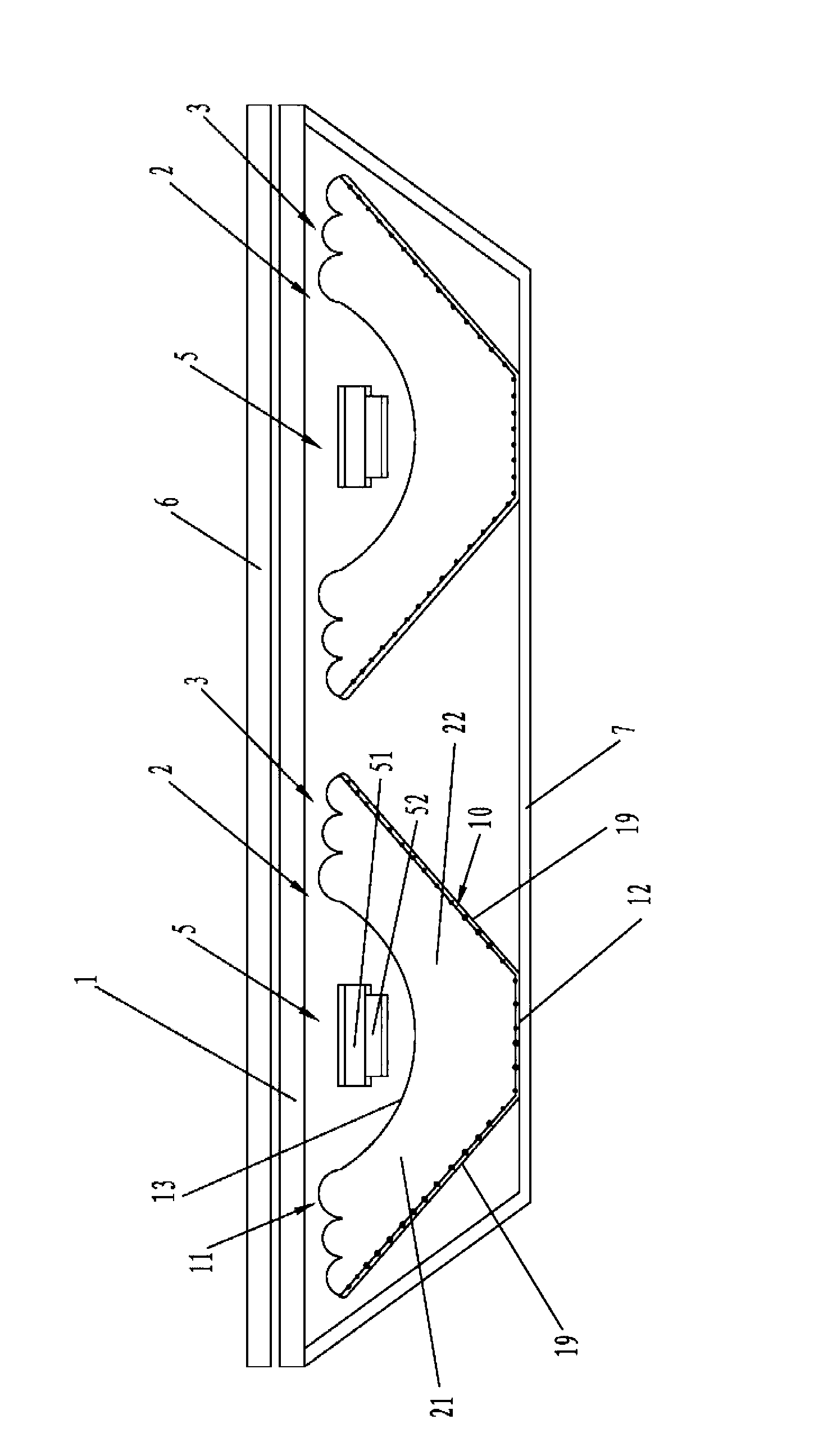Reflecting lens, backlight module using reflecting lens and display device