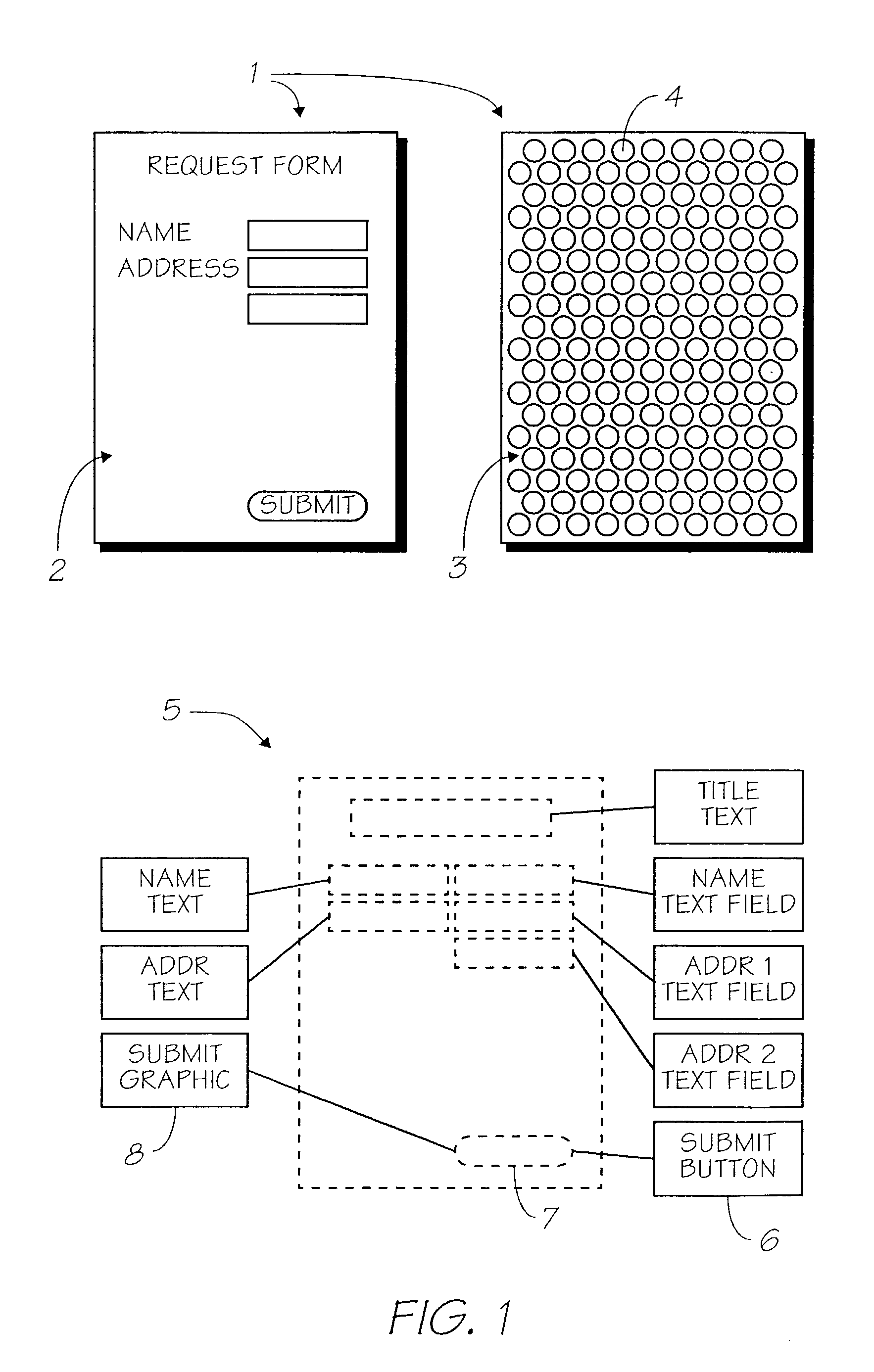 Handwritten text capture via interface surface having coded marks