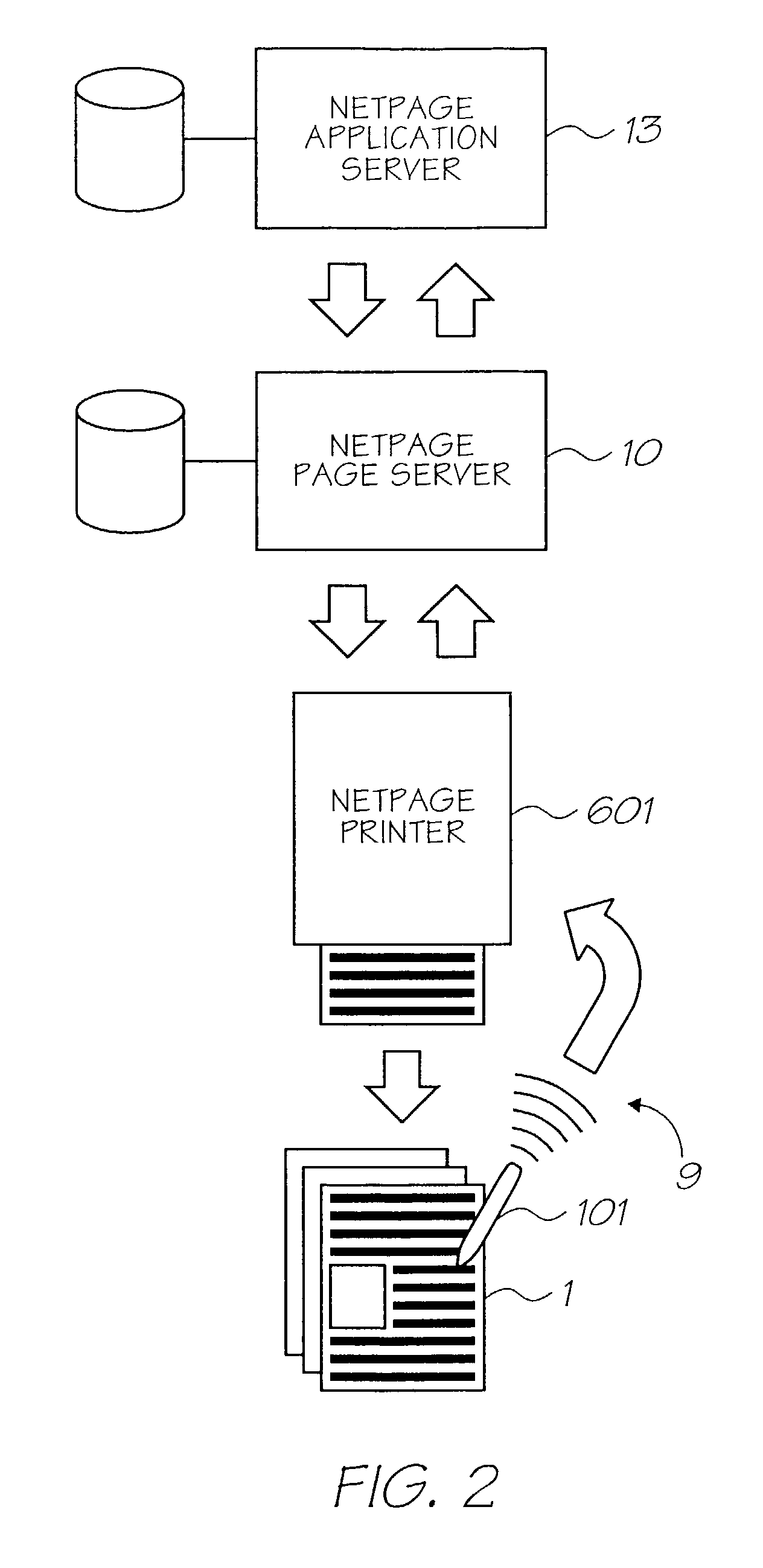 Handwritten text capture via interface surface having coded marks