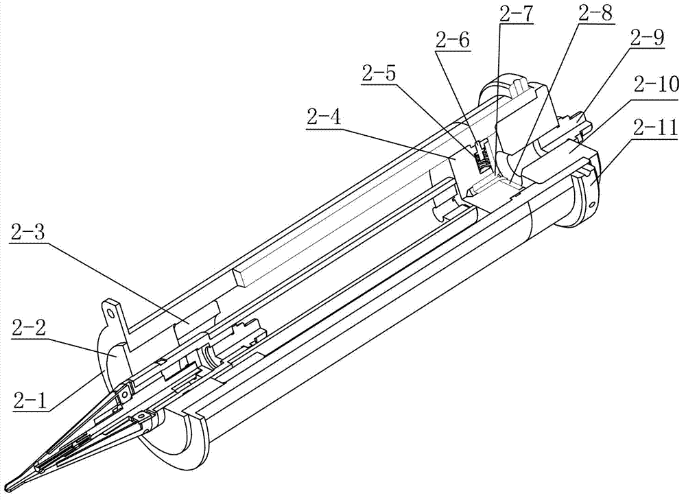 Active anchoring mechanism with two-time drive function