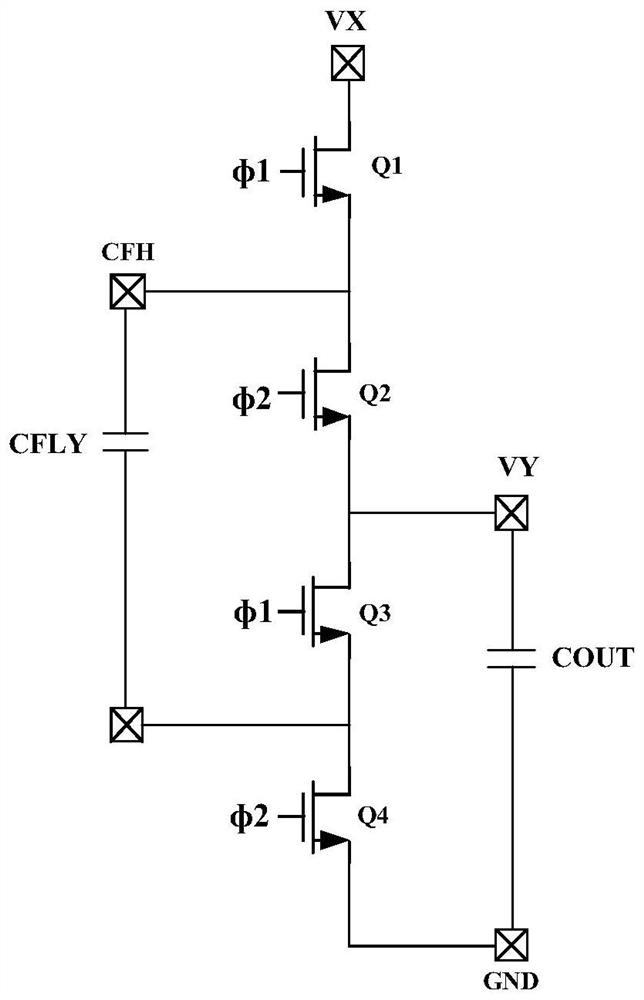 A light-load frequency reduction circuit based on a current-controlled charge pump