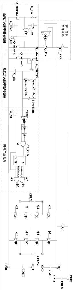 A light-load frequency reduction circuit based on a current-controlled charge pump