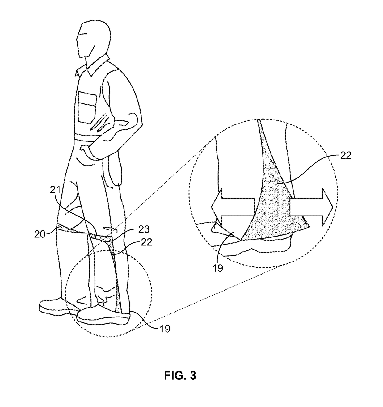 Pants configured for enhancing worker mobility