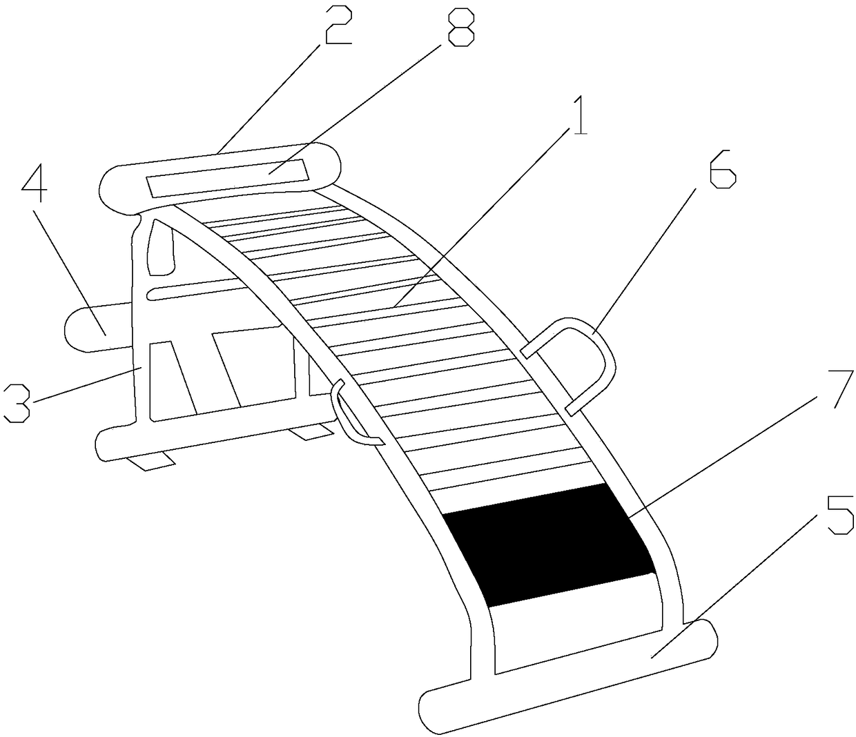 Abdominal muscle slab device