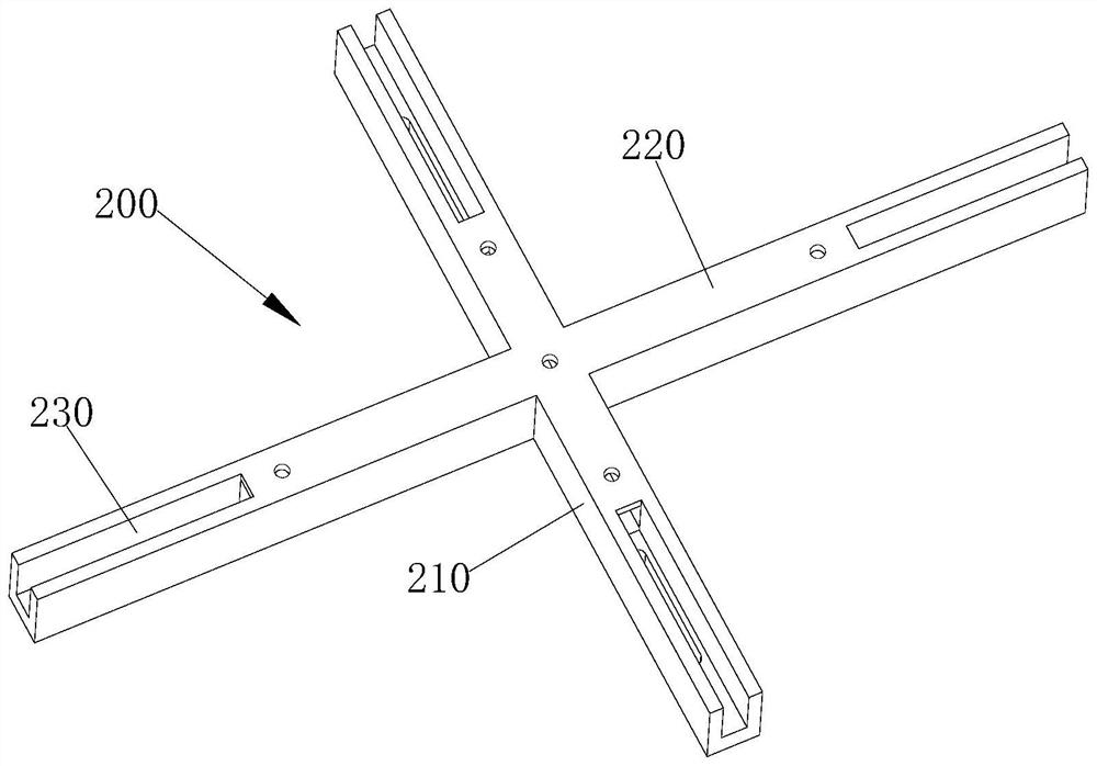 Transverse and longitudinal adjusting auxiliary device for butt joint installation of station equipment
