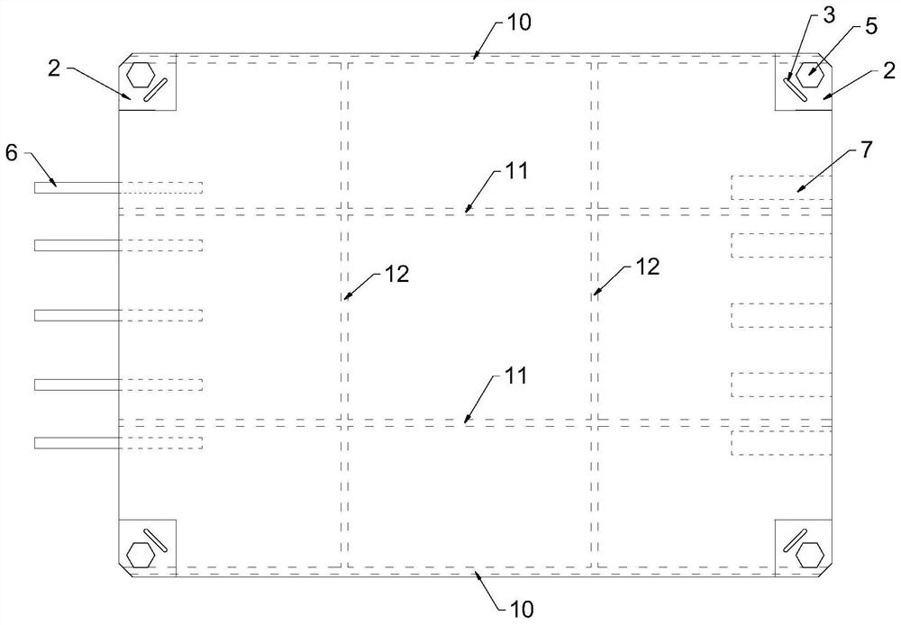Prefabricated concrete pavement and construction method thereof