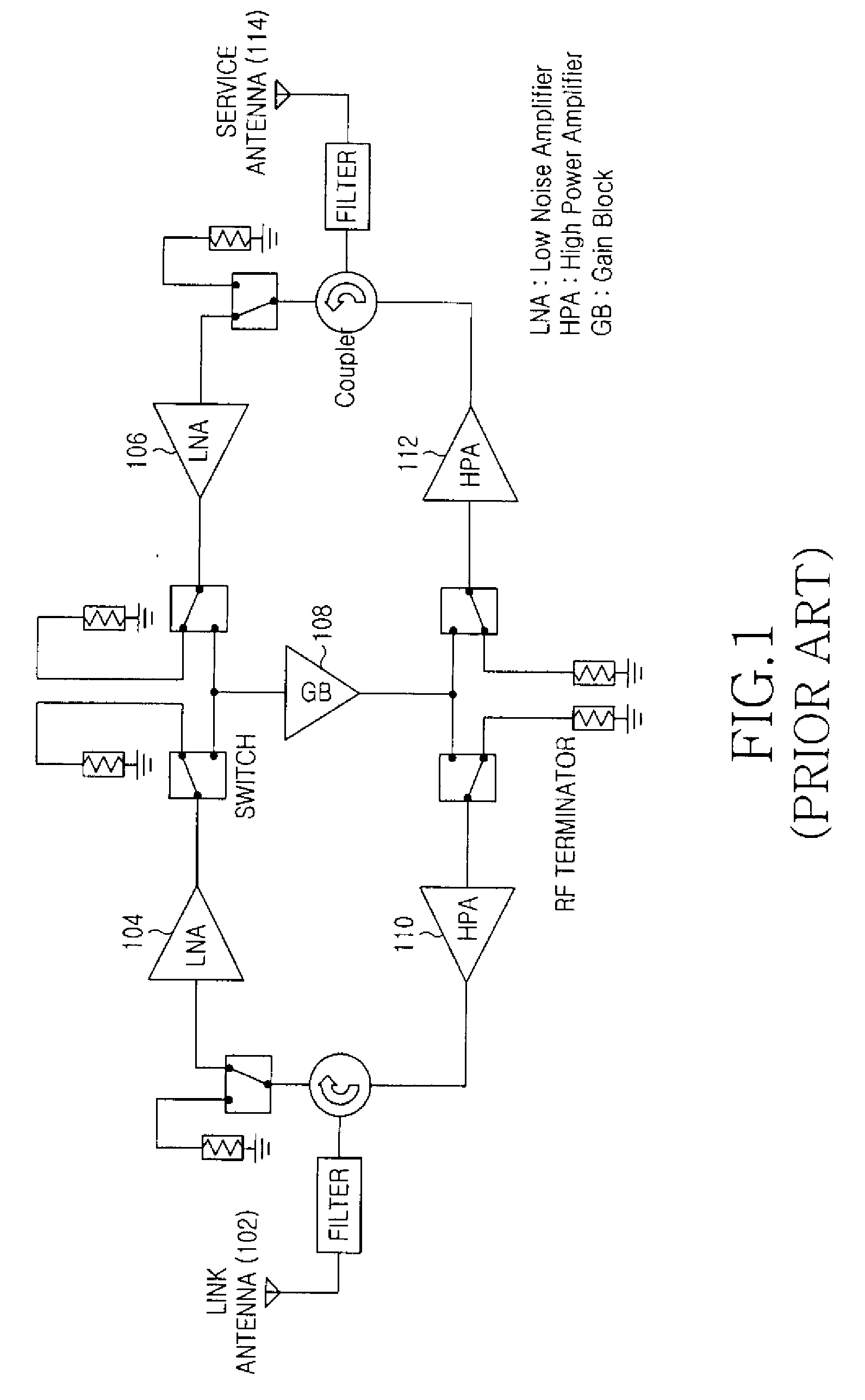 Time division duplexing remote station having low-noise amplifier shared for uplink and downlink operations and wired relay method using the same