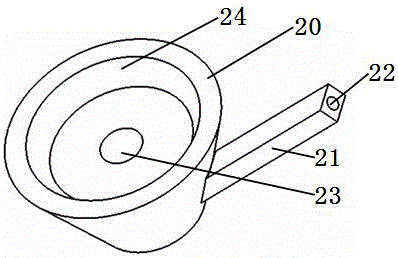 Coloring mold and coloring method for color stripe optical fiber