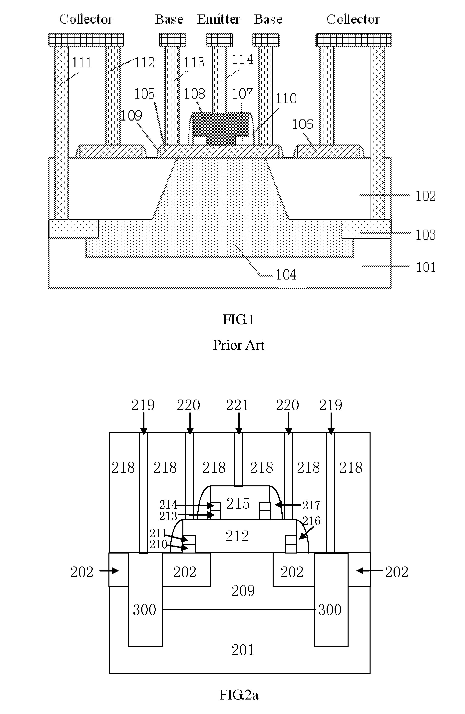 Structure for picking up a collector and method of manufacturing the same