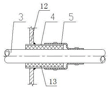 Dredging device for pole plate dripping pipe of wet electrostatic precipitator