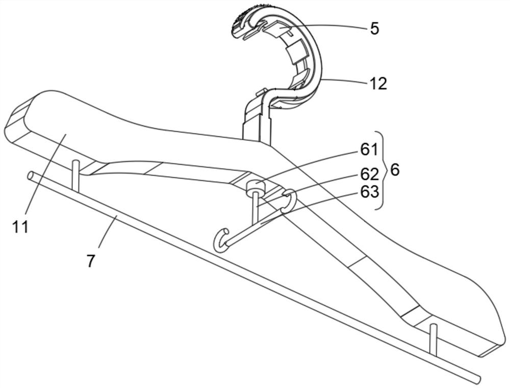 Clothes hanger with locking function