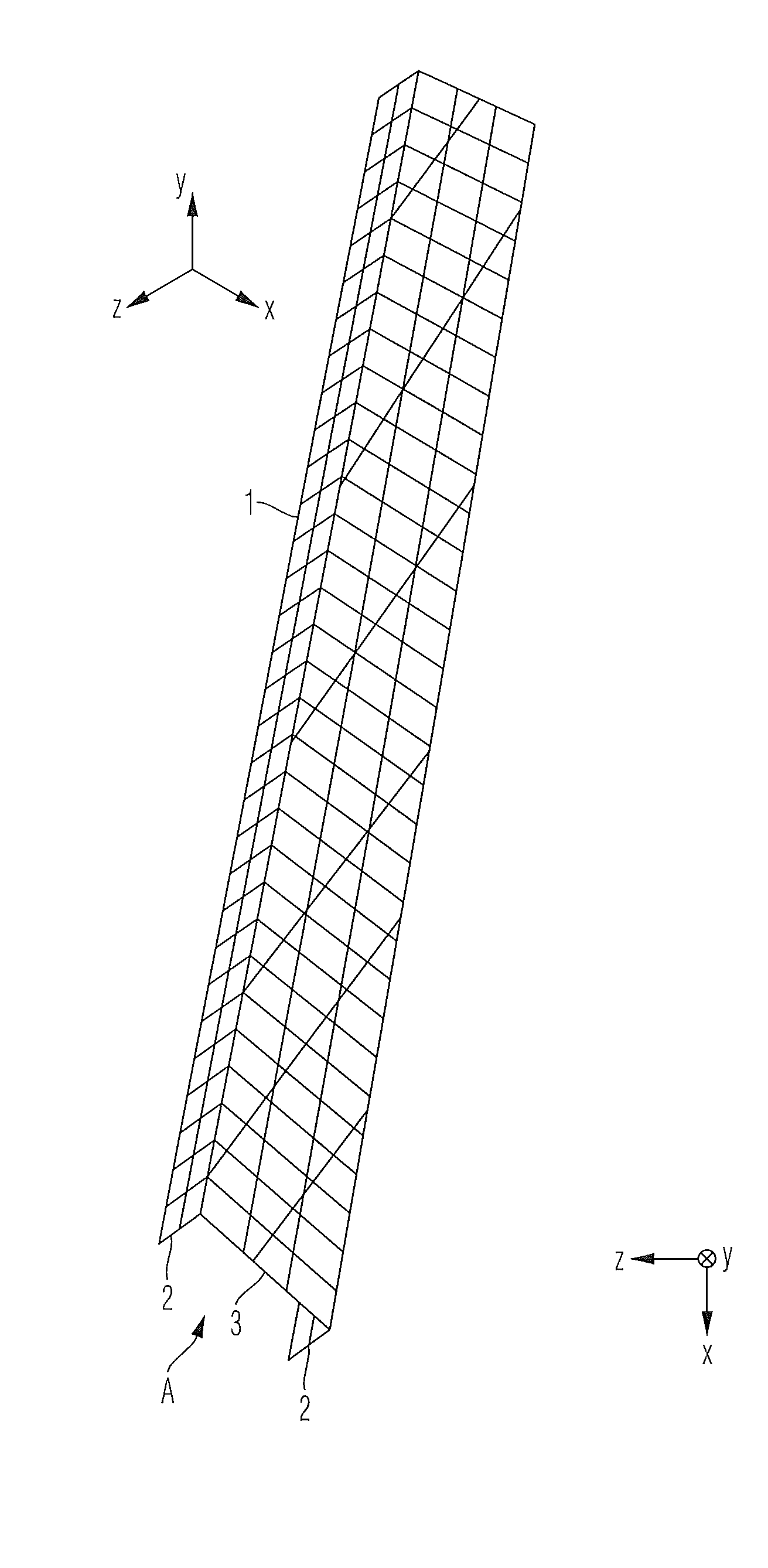 Fiber composite component for absorbing energy