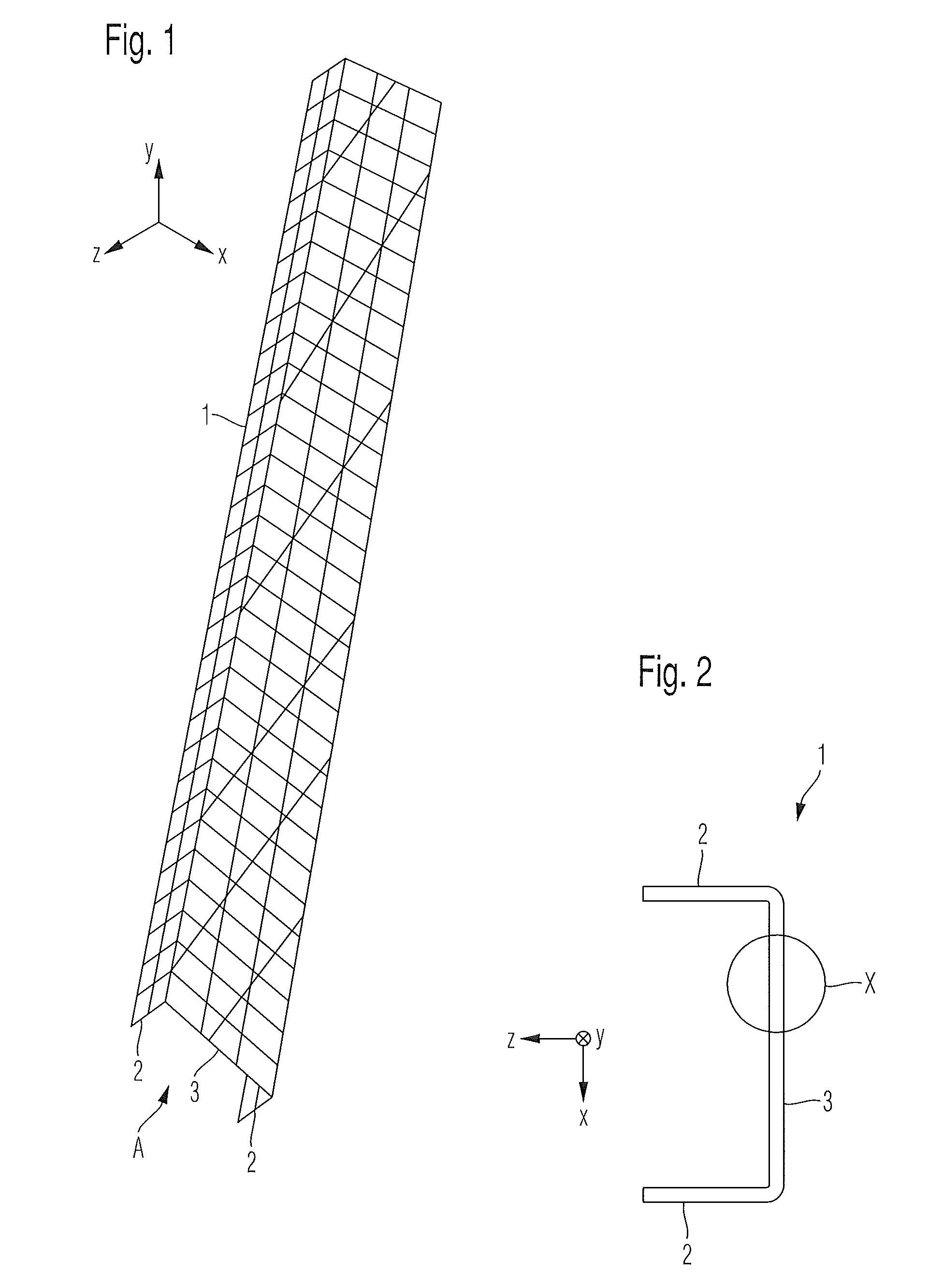 Fiber composite component for absorbing energy