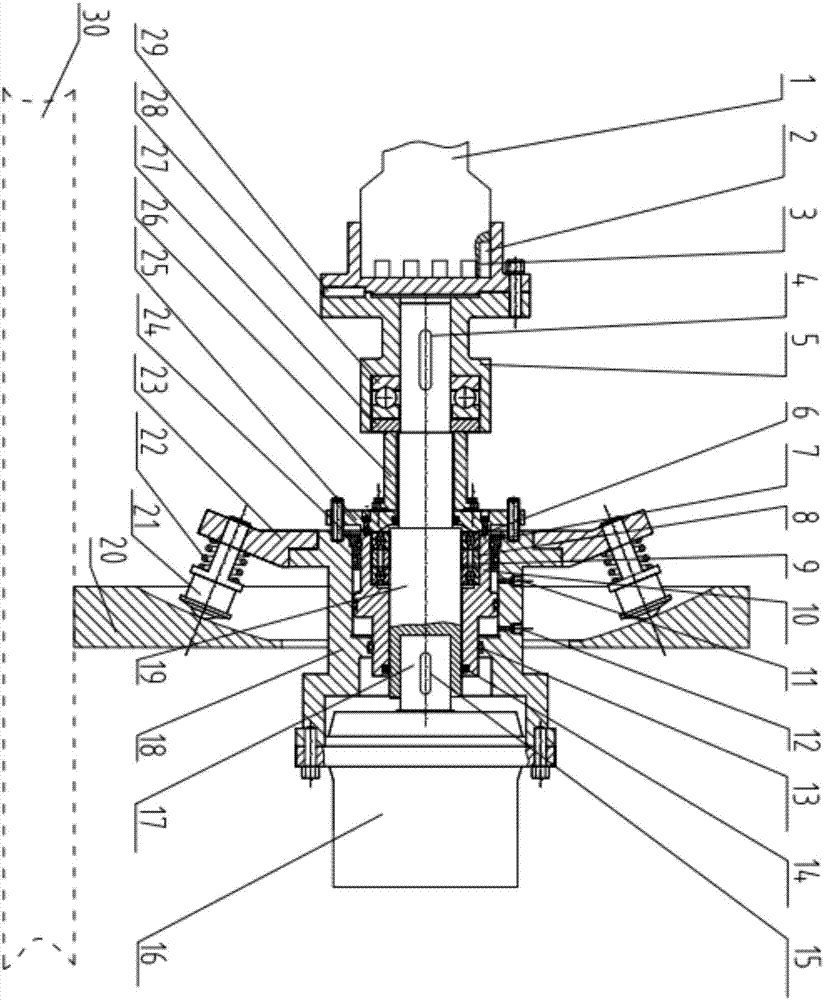 Dynamic steering simulation device for dynamic directional rotary steering drilling tool