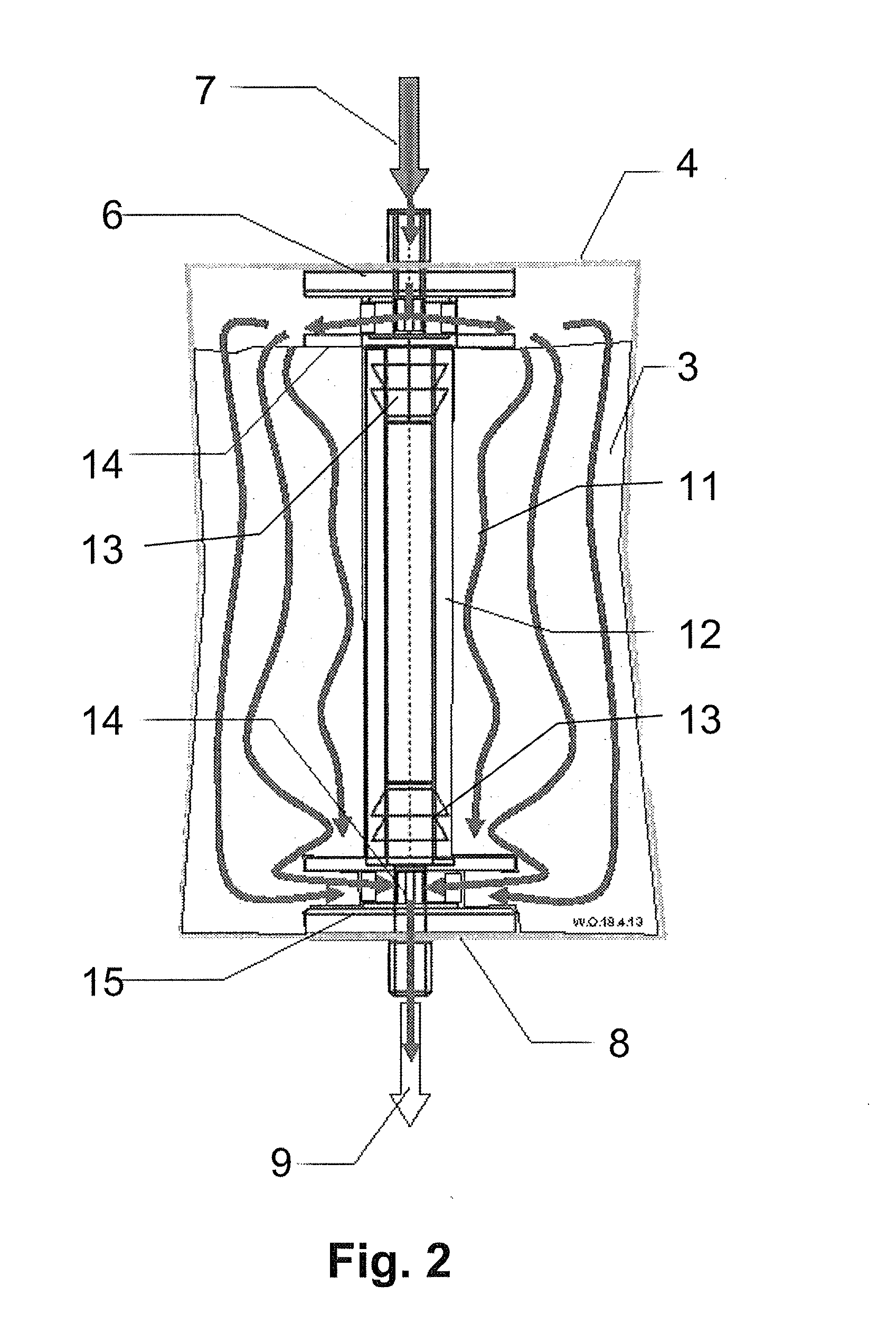 Device for preparing a solution, in particular in or on a dialysis machine