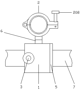 A wire locking and positioning component structure