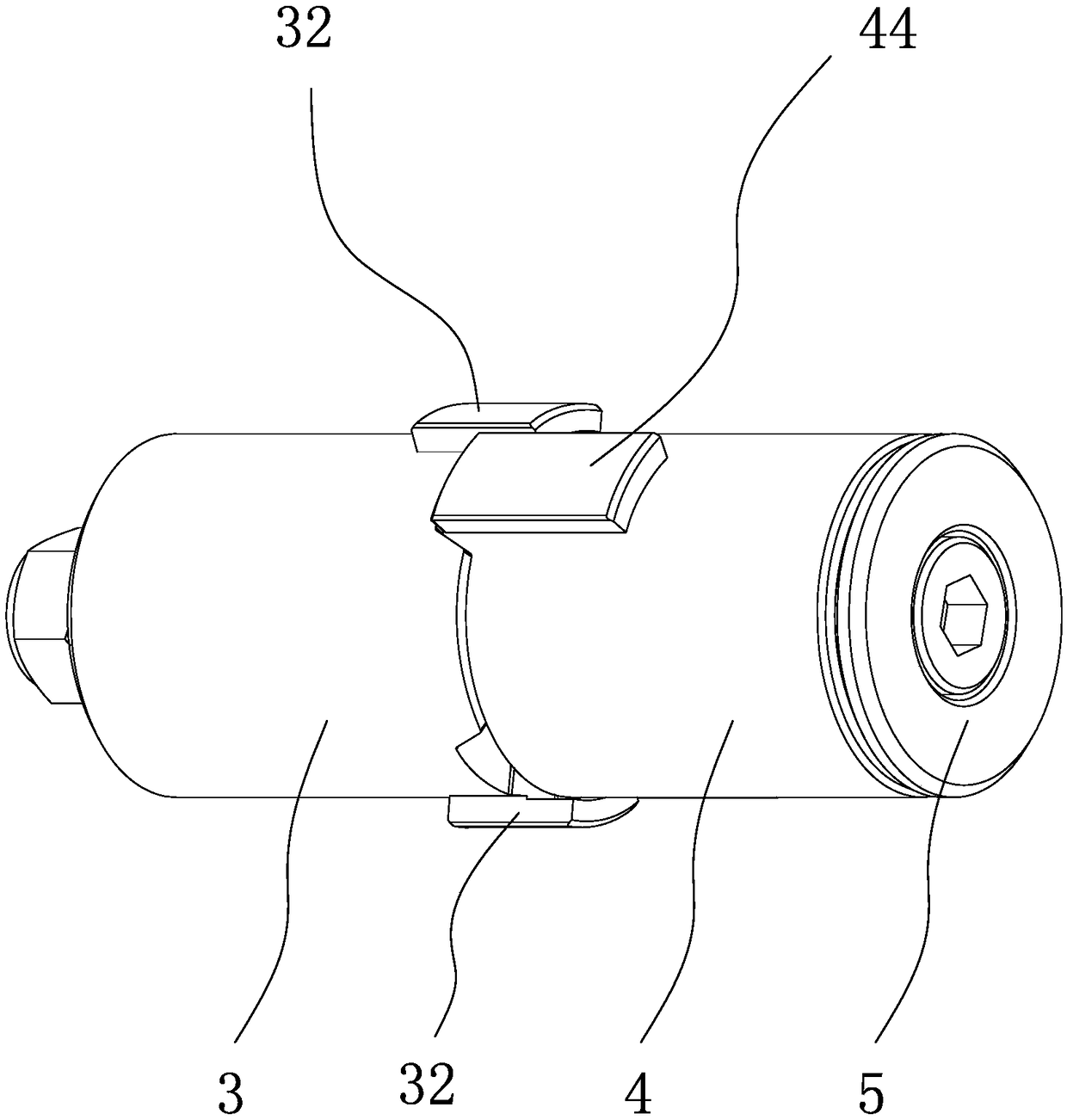 Column folding mechanism for treadmills