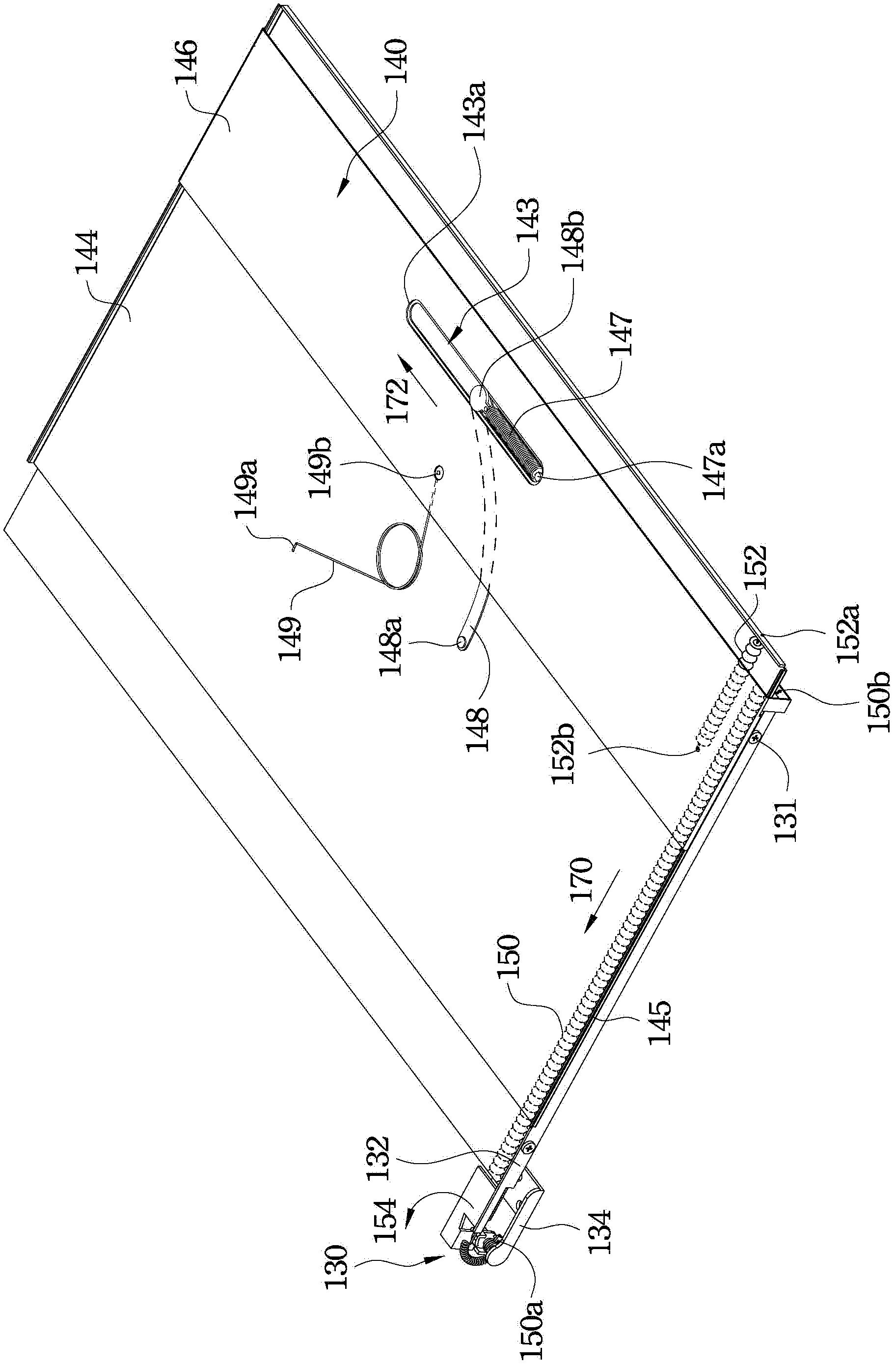 Electronic device with cleaning mechanism capable of cleaning display panel thereof