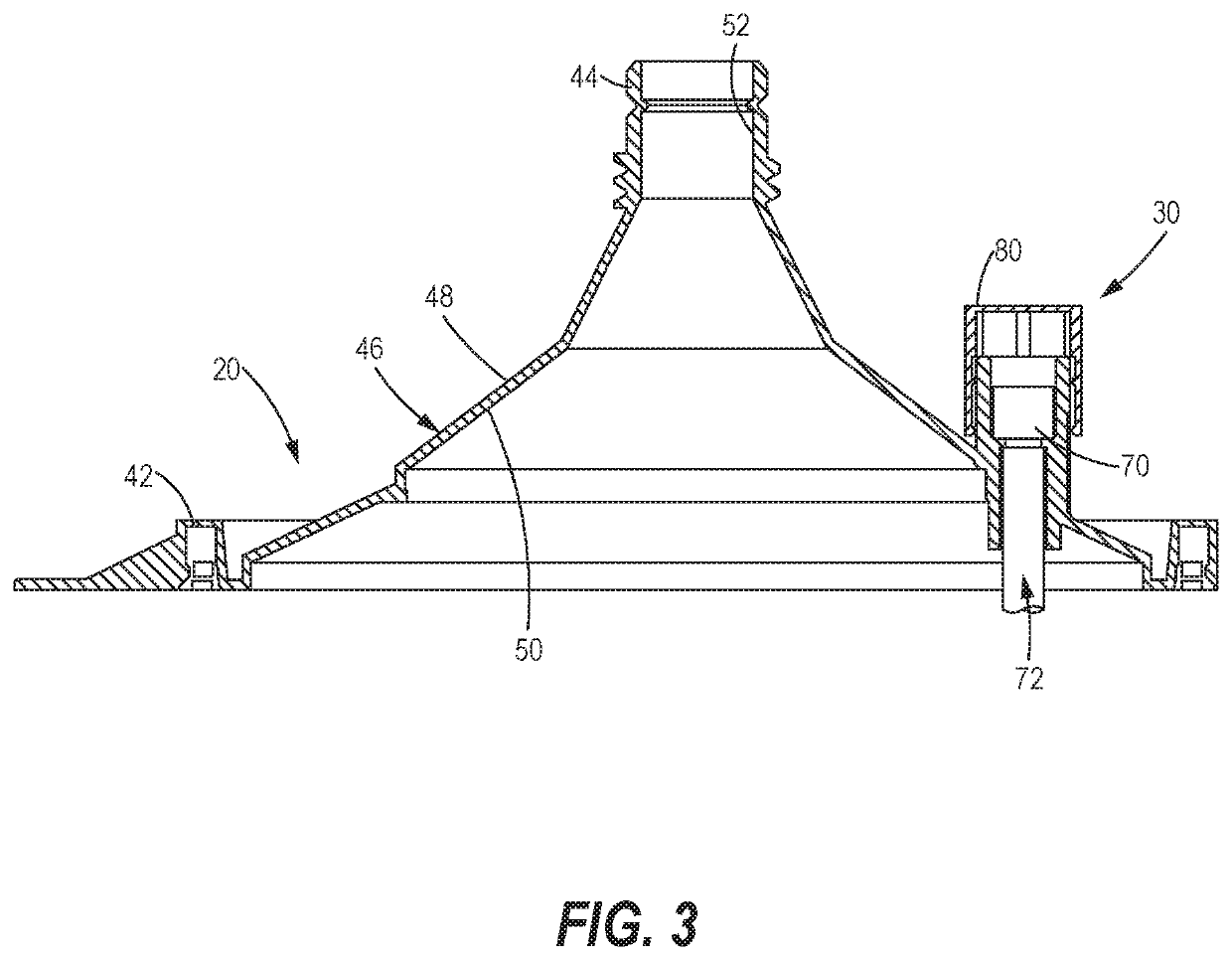 Lid with ventilation system