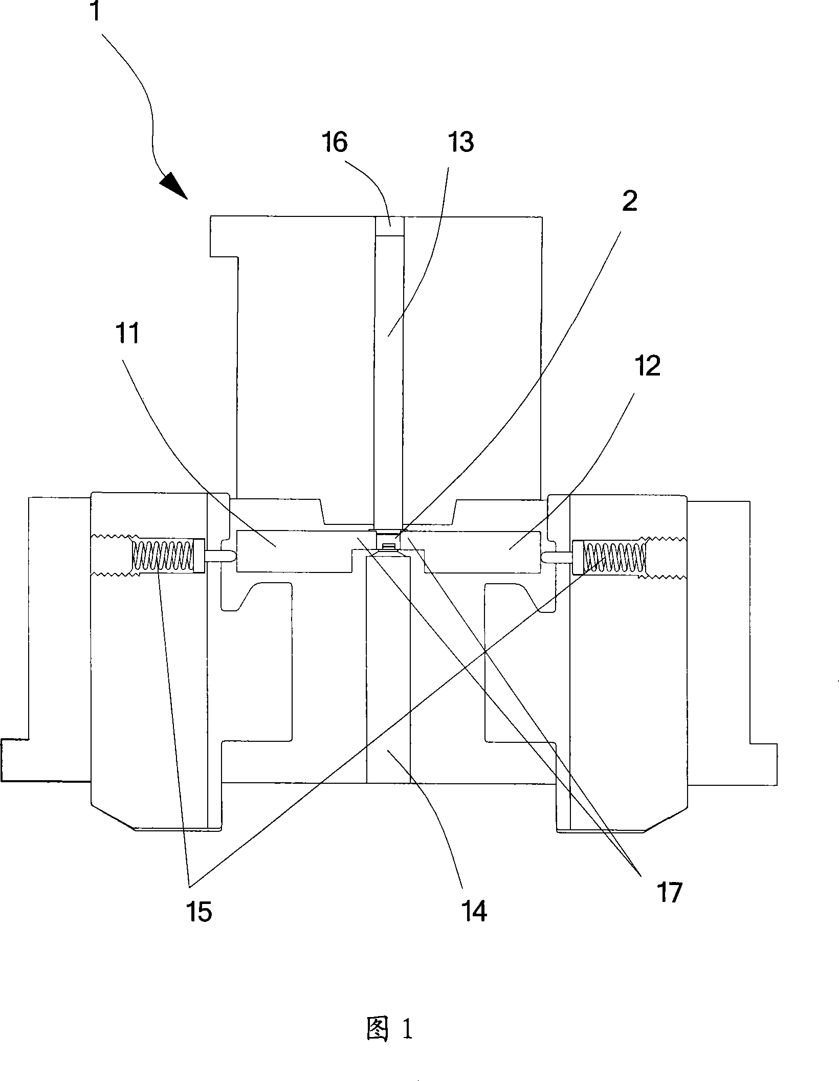 Lens module production device and method of manufacture thereof