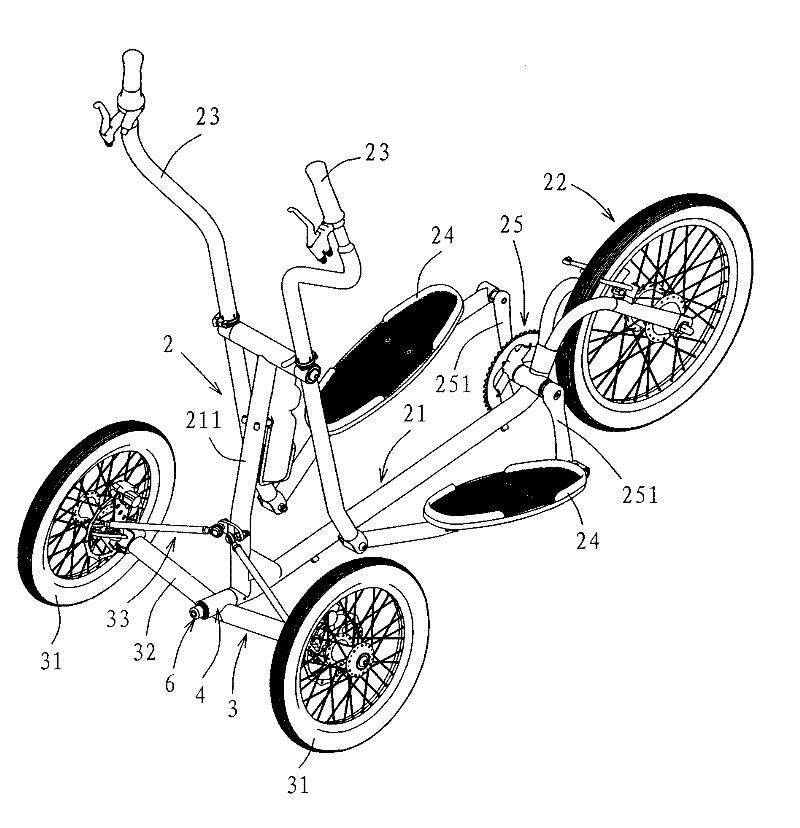 Lean-steering stabilization device for a vehicle