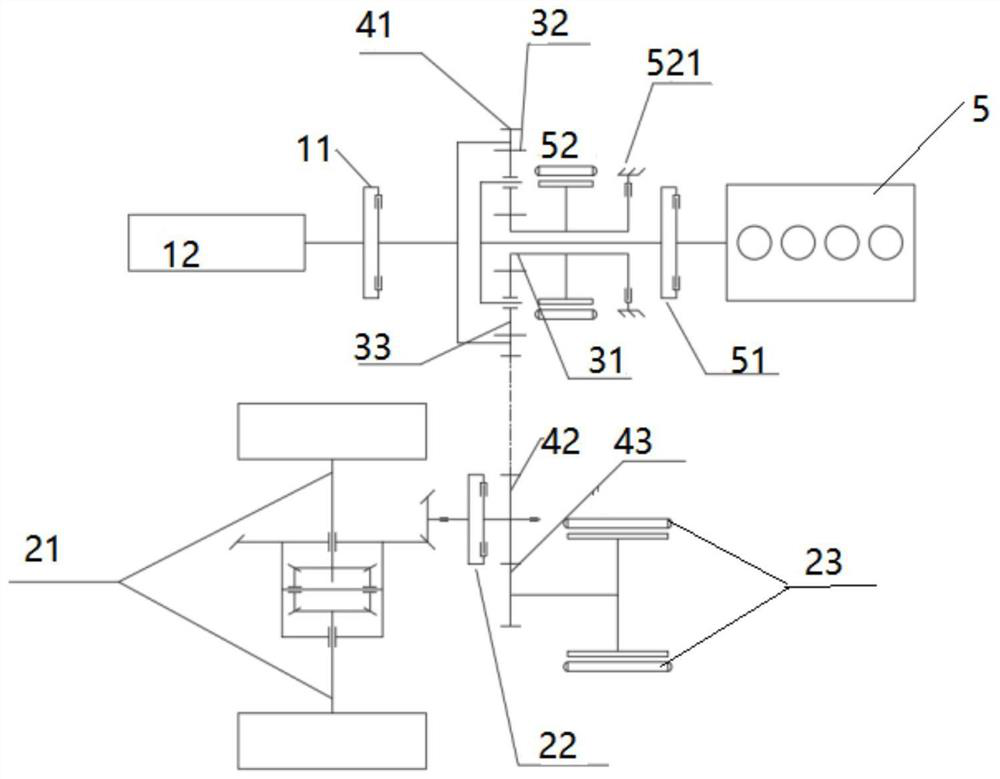 Amphibious Vehicle Hybrid Transmission and Its Amphibious Vehicle