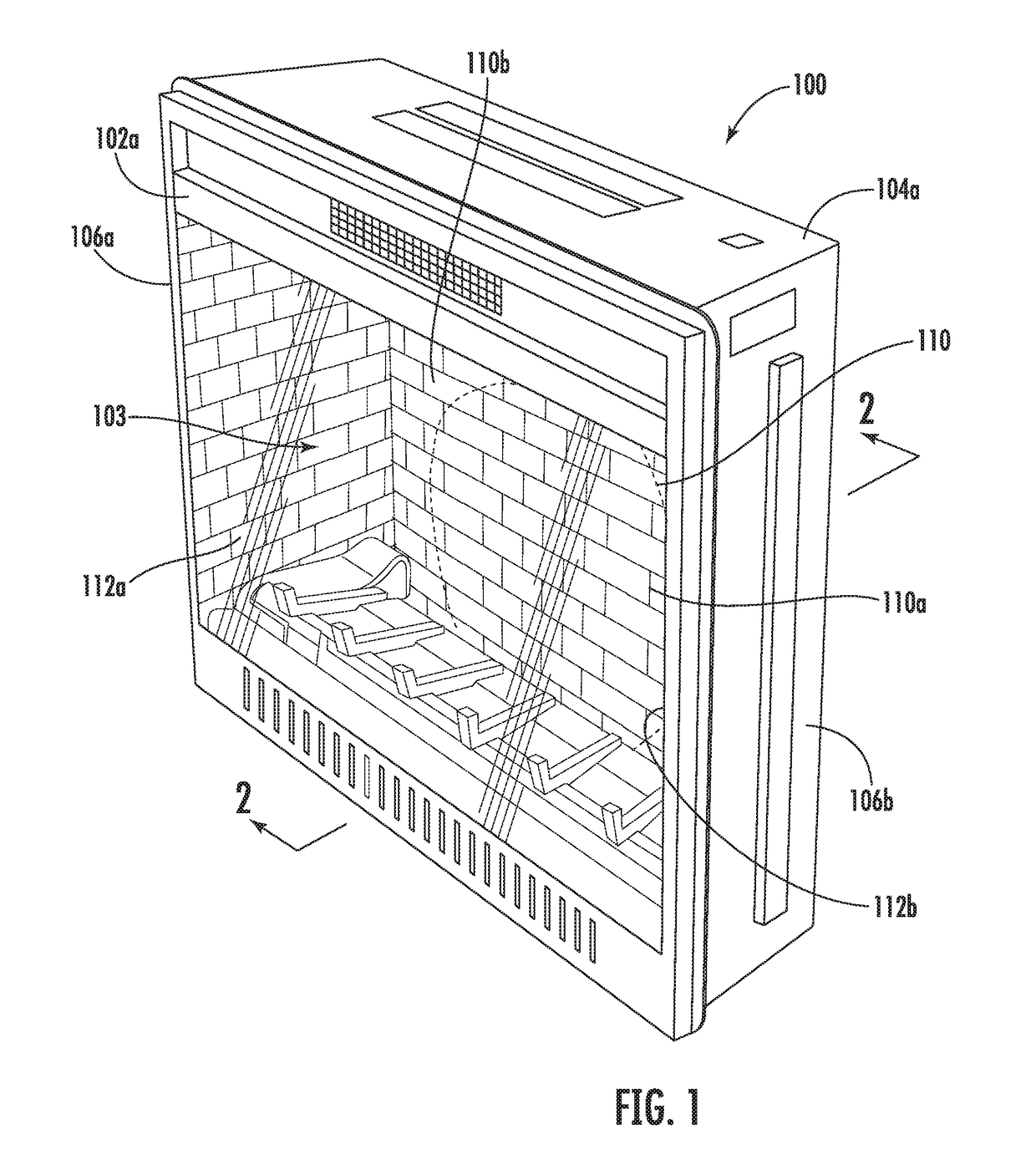 Flame simulating assembly for simulated fireplaces including a light channeling shield