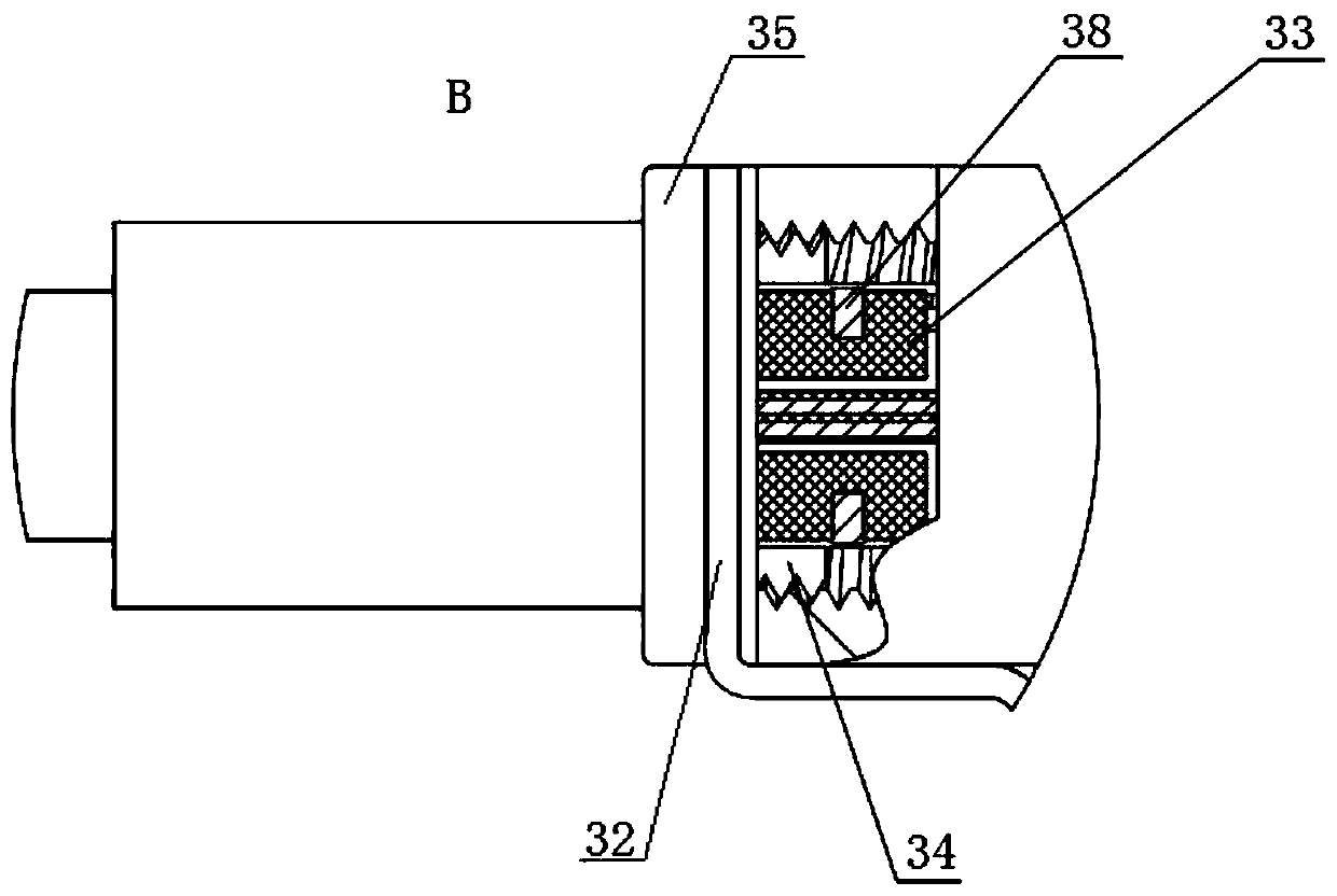 High-frequency endoscopic surgical electrode