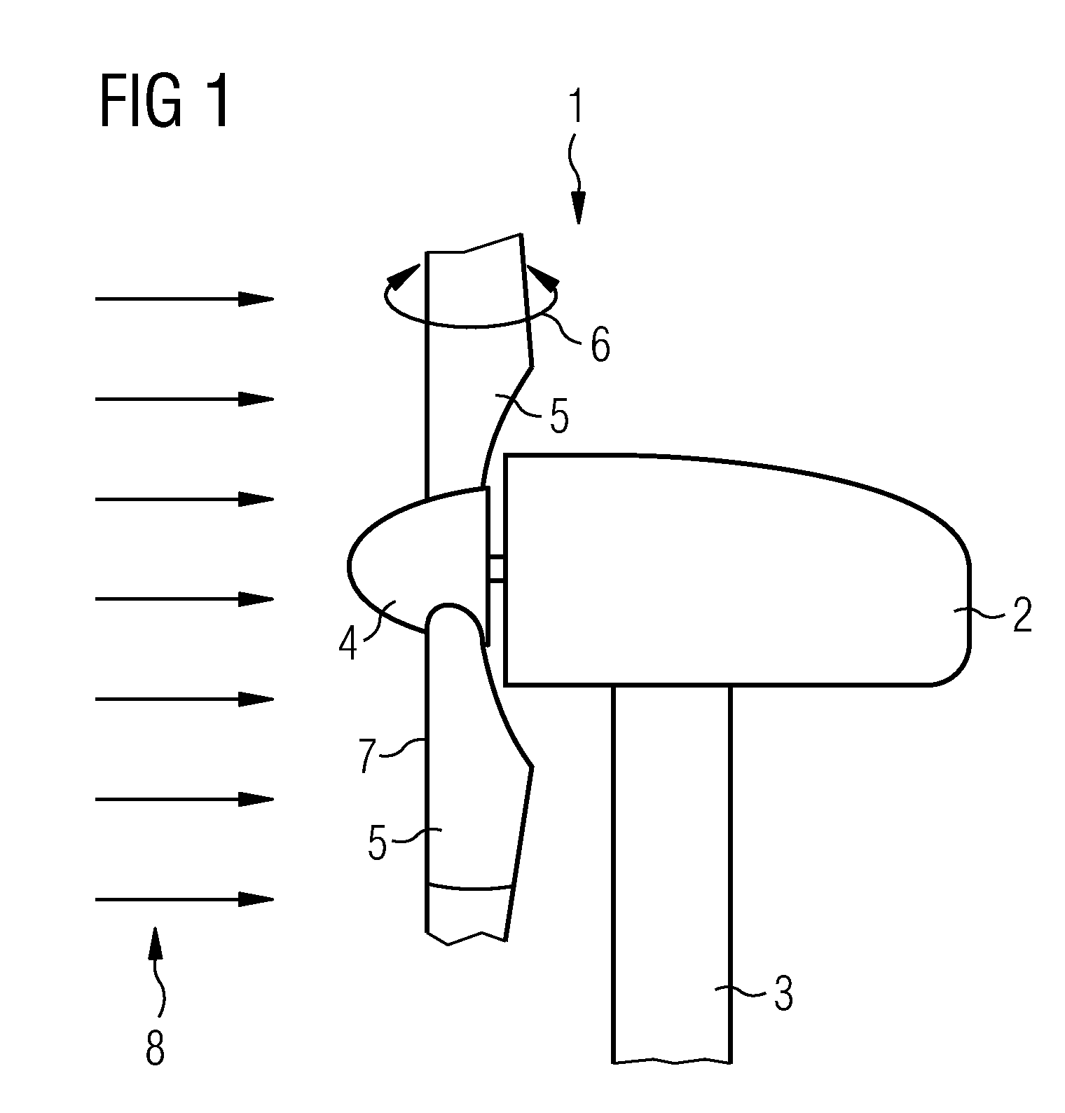 Wind energy installation comprising a wind speed measuring system