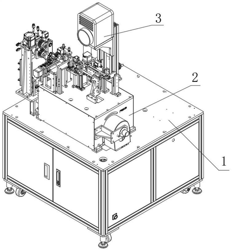 Eye-brow shaping blade set welding machine and machining process thereof