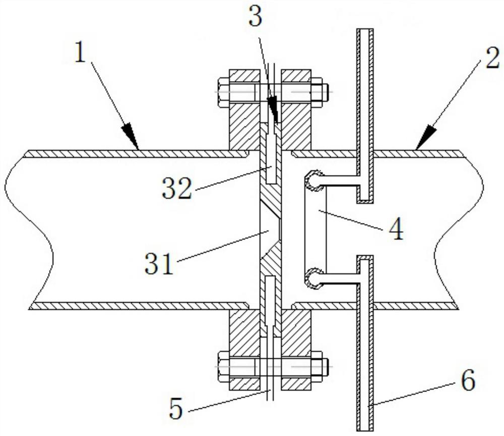 Throttle orifice plate suitable for high-temperature exhaust system