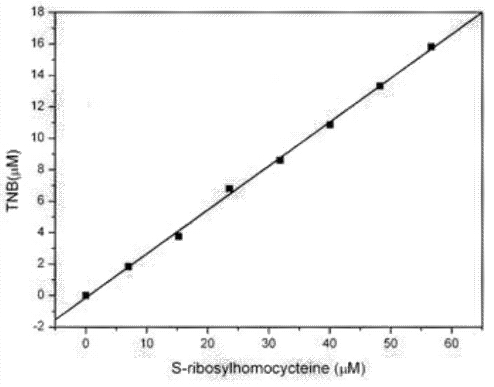 Specific inhibition compound of SAHN enzyme protein and synthetic method of specific inhibition compound