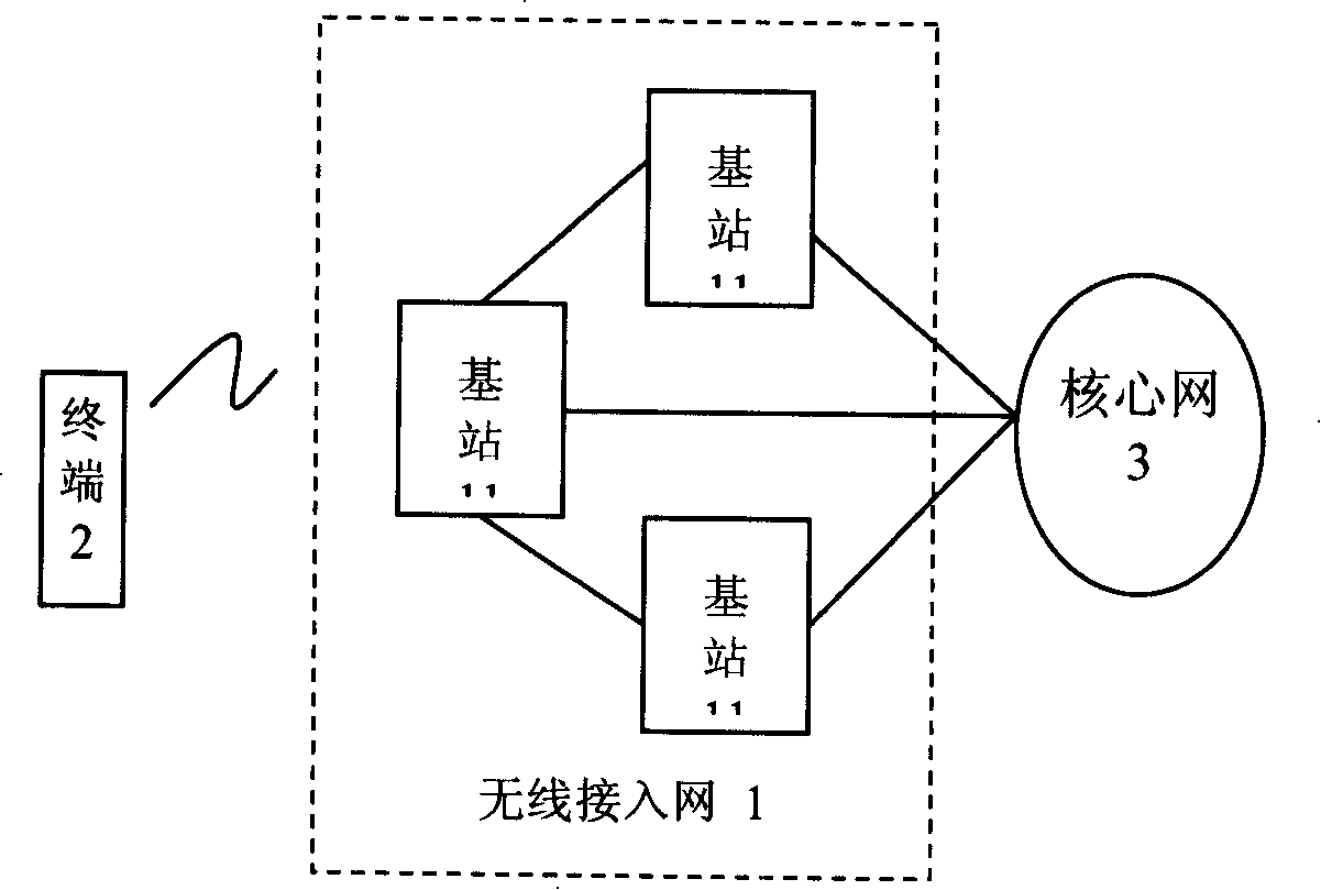 Switching and network access method for mobile terminal