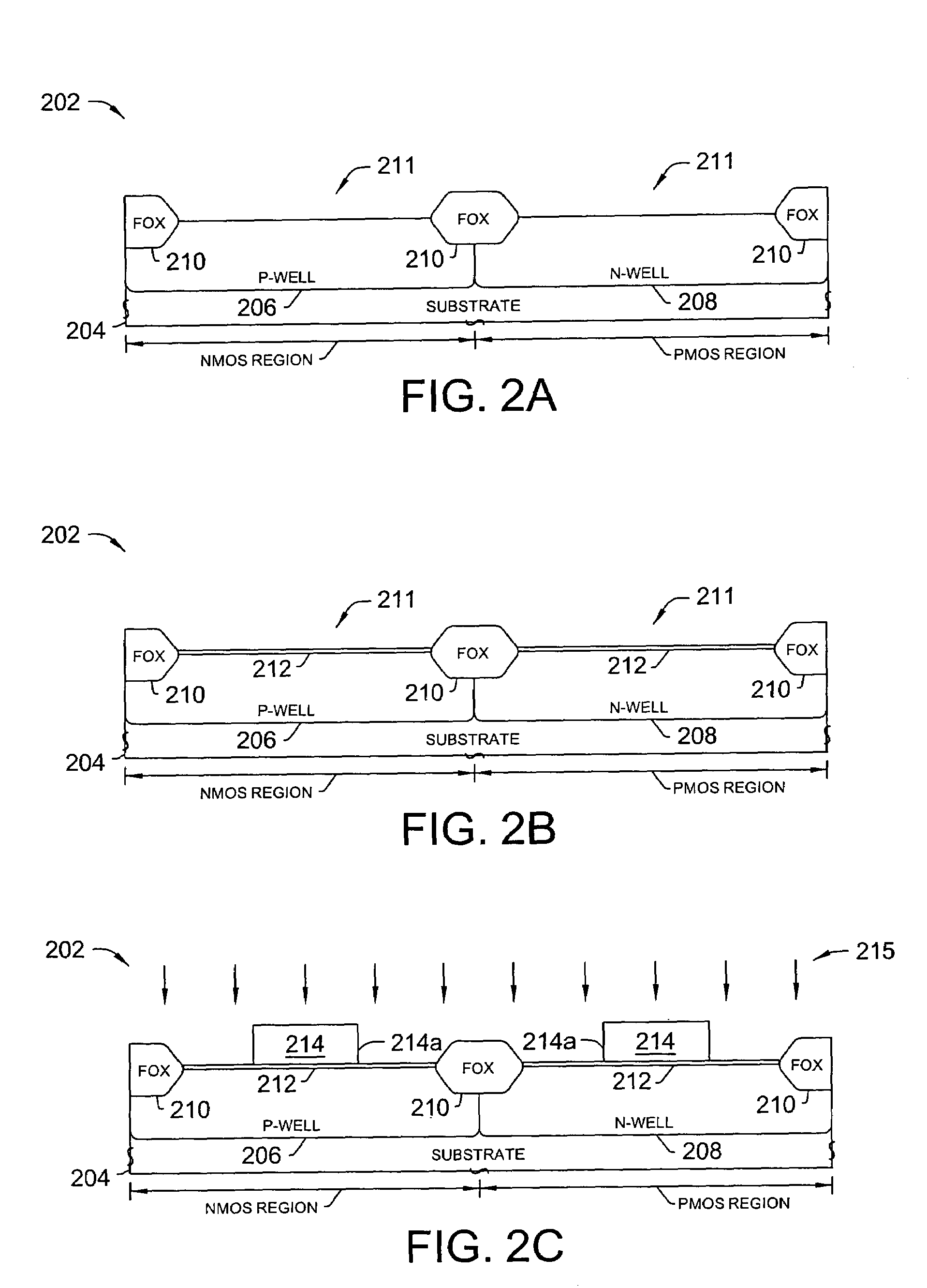 Transistor device containing carbon doped silicon in a recess next to MDD to create strain in channel