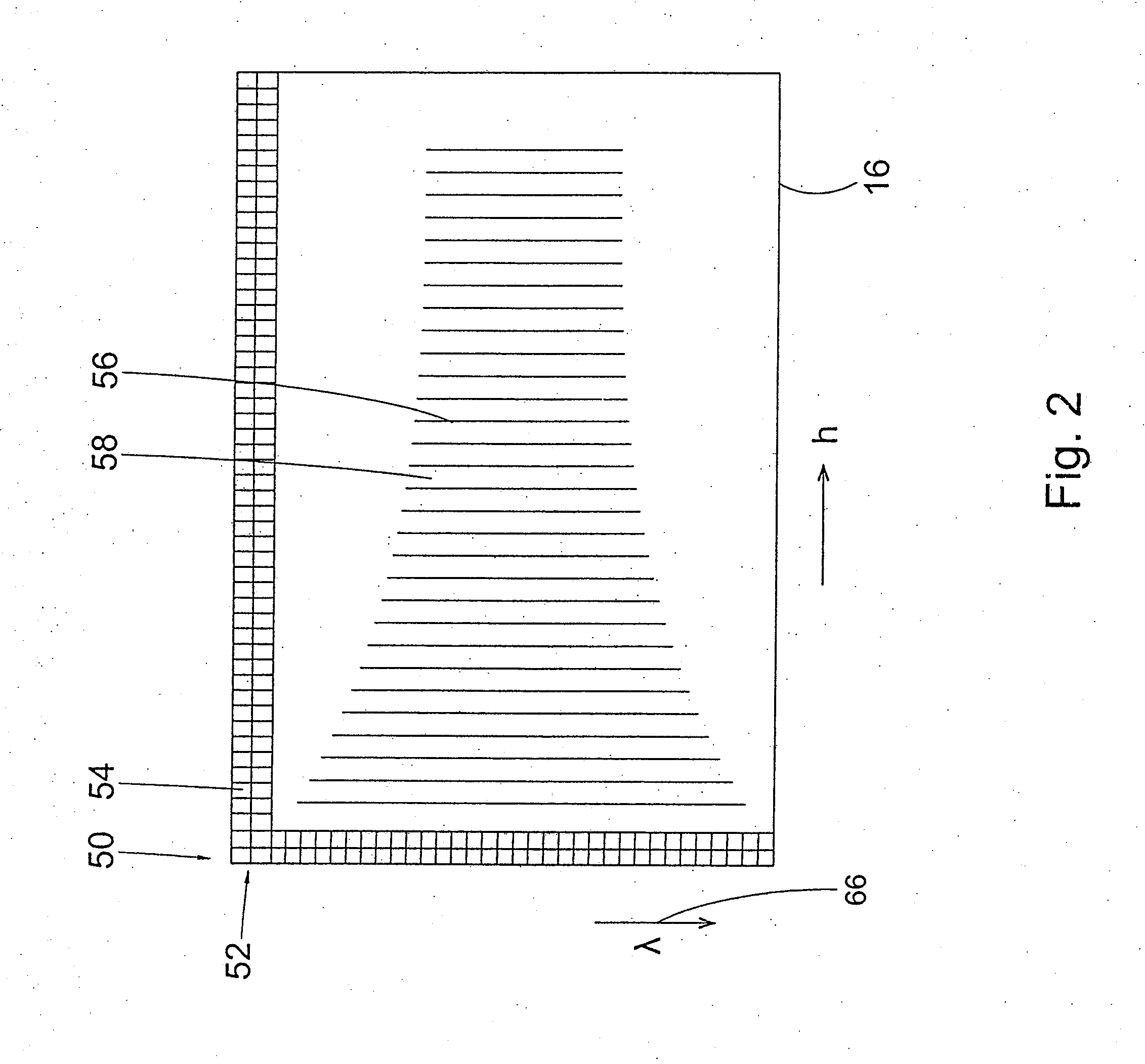Echelle spectrometer arrangement using internal predispersion