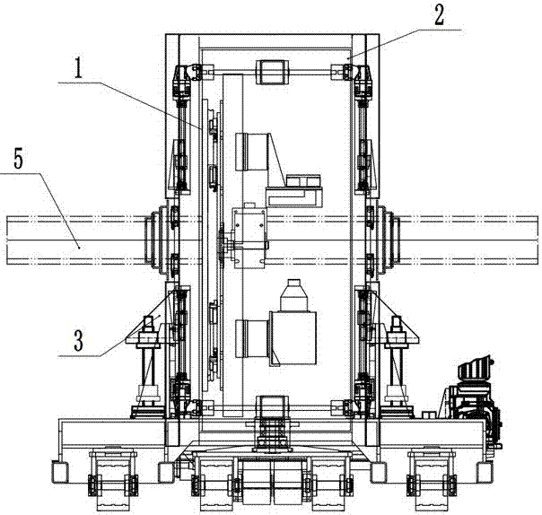 Full-automatic X-ray real-time imaging detection device for cable