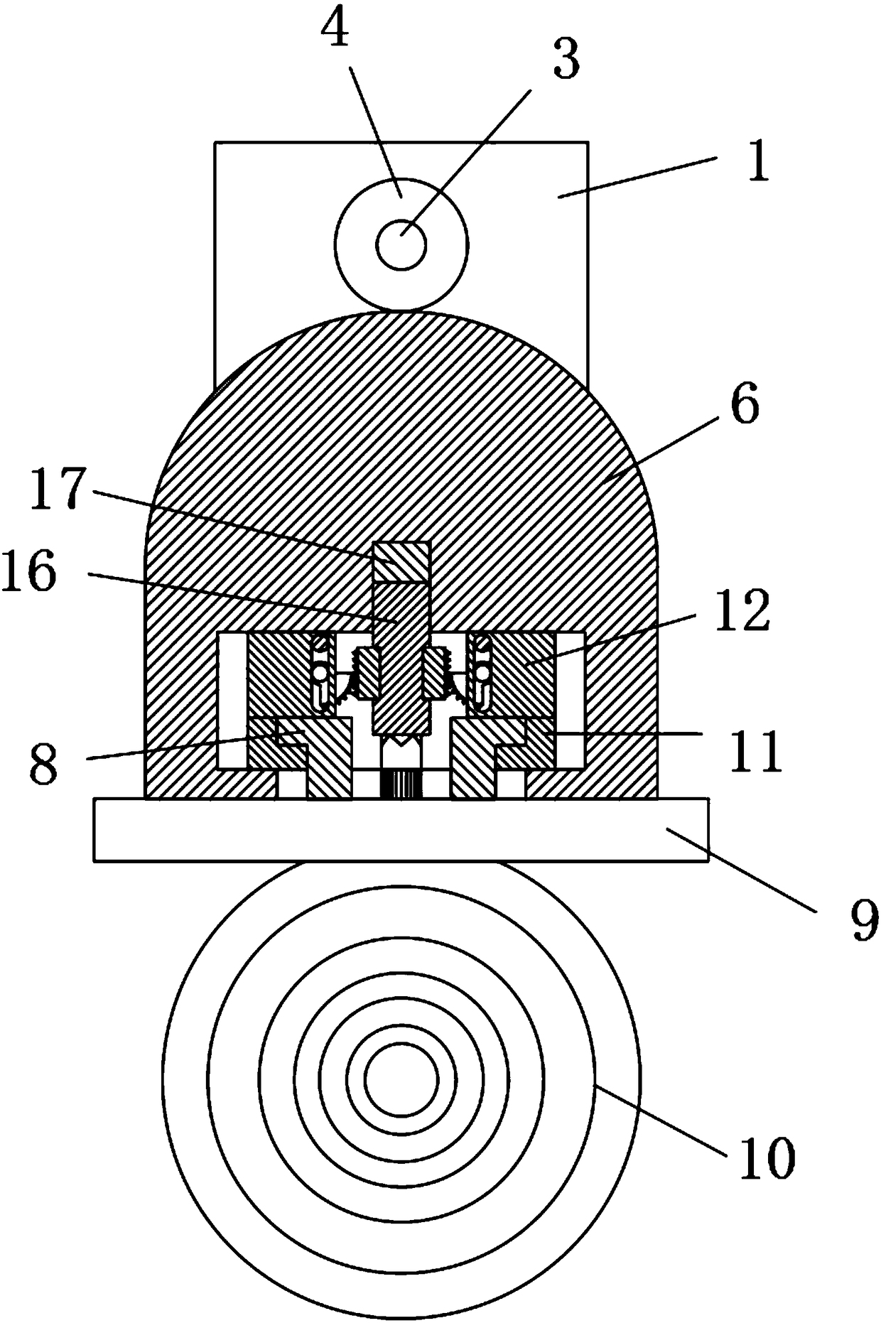 Rotary locking type target plate fixing mechanism and use method thereof