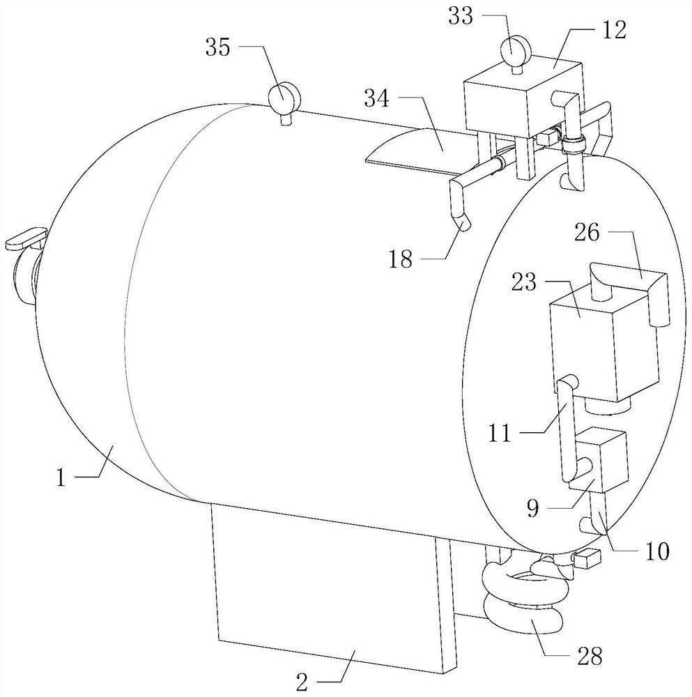 Vehicle-mounted air cylinder convenient to dehumidify