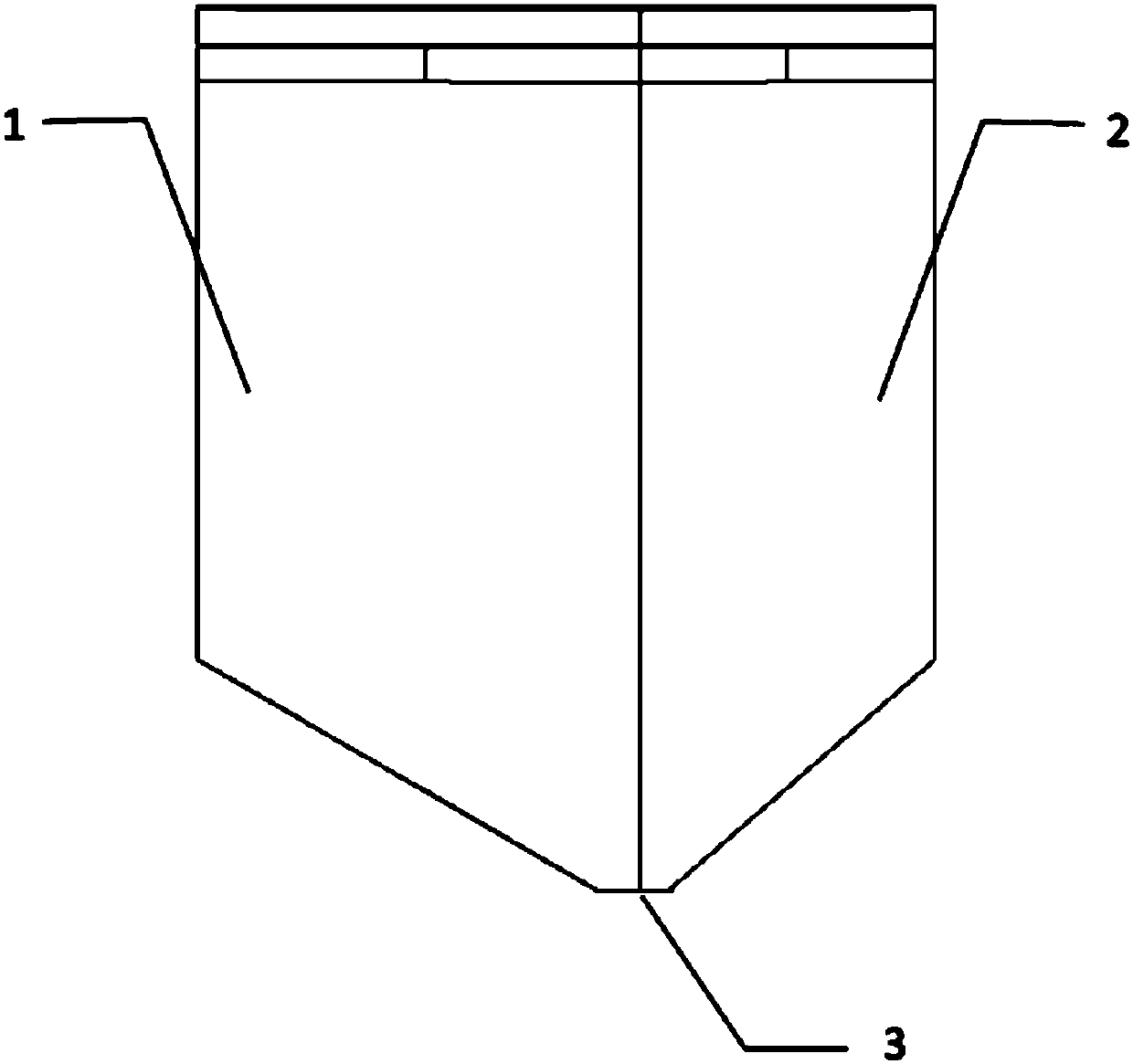 Flow-dividing noise-reduction hook face structure used for multi-wing centrifugal fan