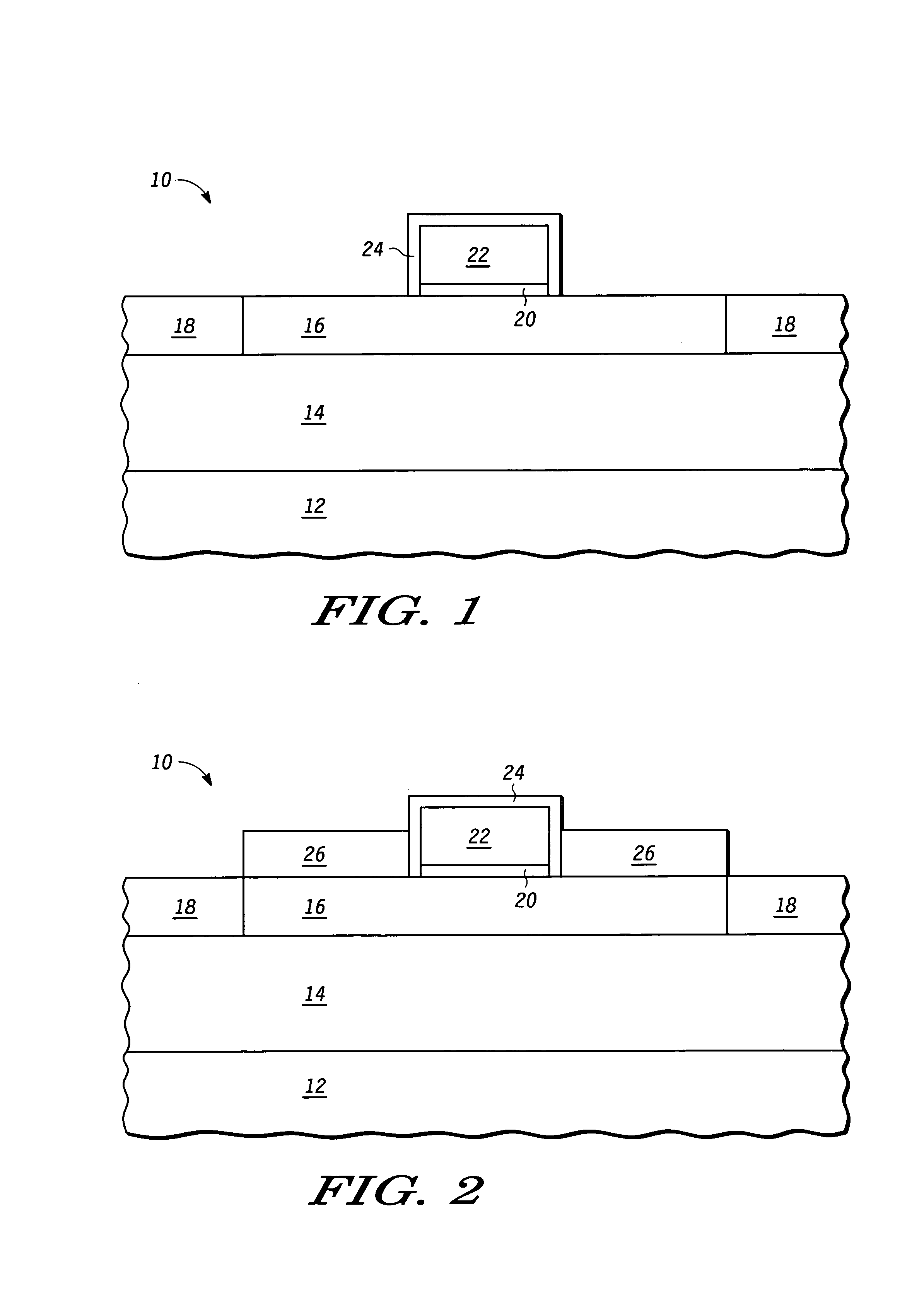 Method for forming a semiconductor device having a strained channel and a heterojunction source/drain