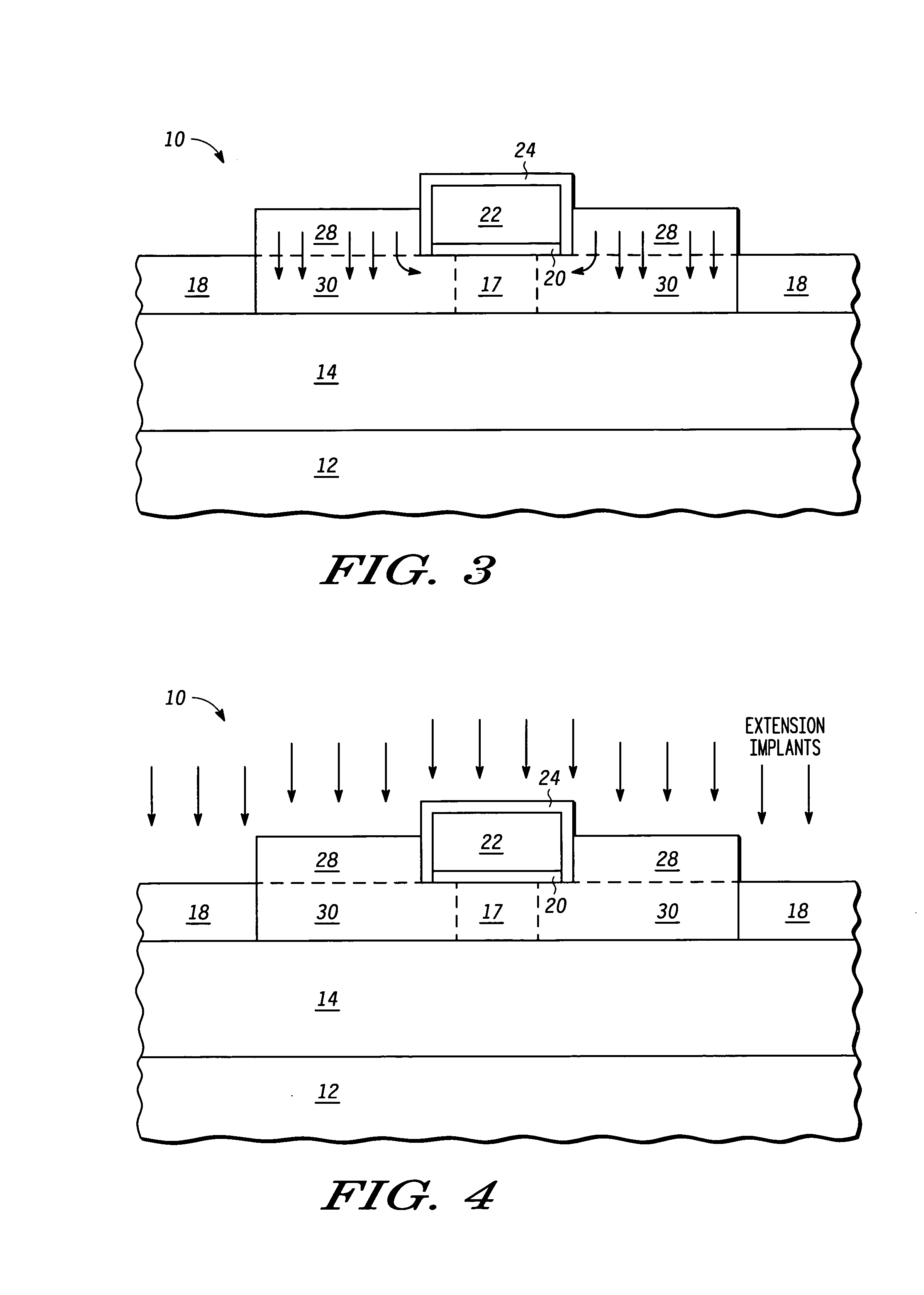 Method for forming a semiconductor device having a strained channel and a heterojunction source/drain