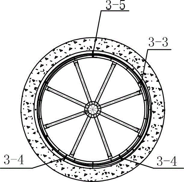 A method for repairing large-diameter concrete water supply pipes