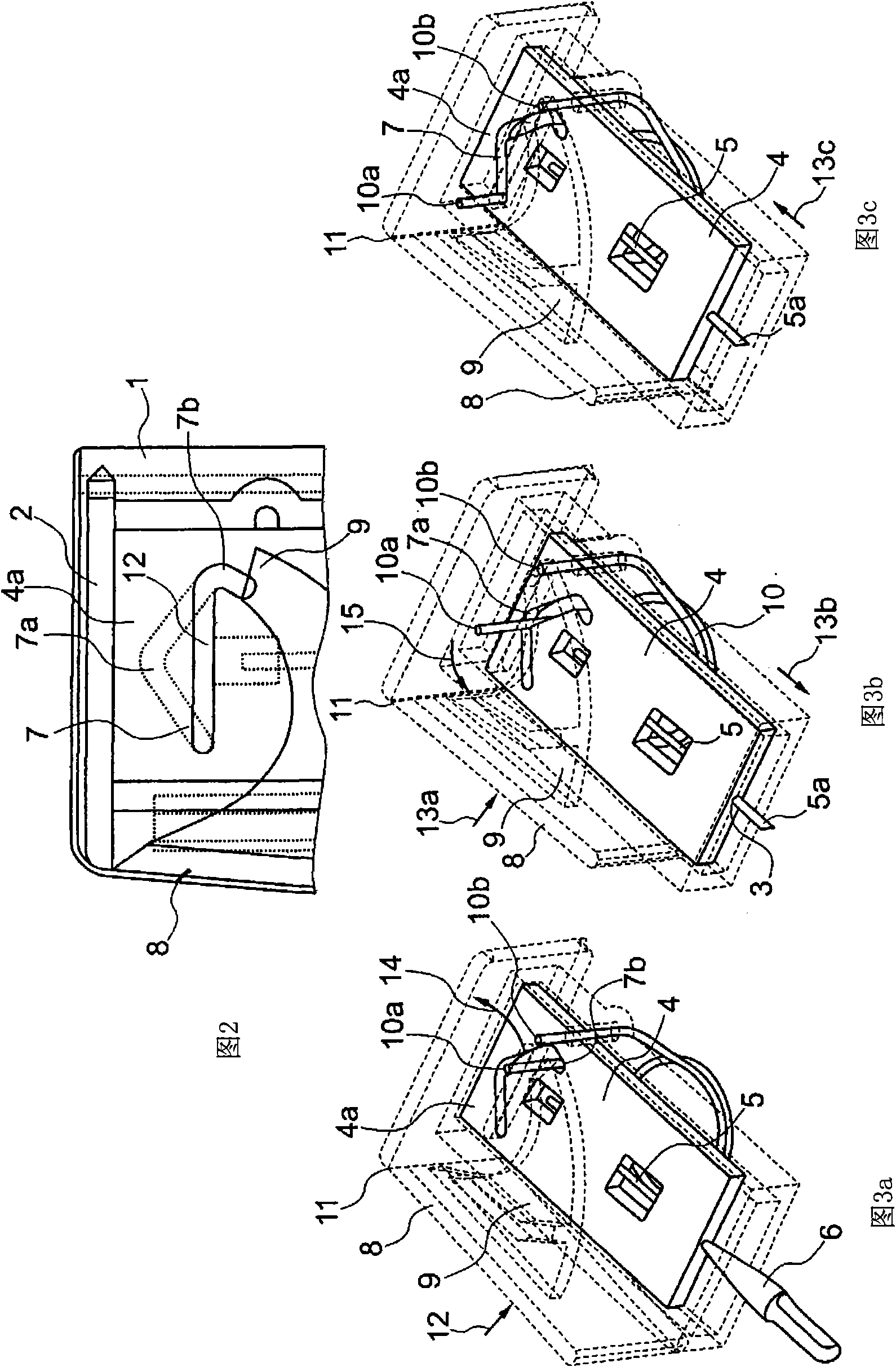 Pricking device comprising a torsional spring