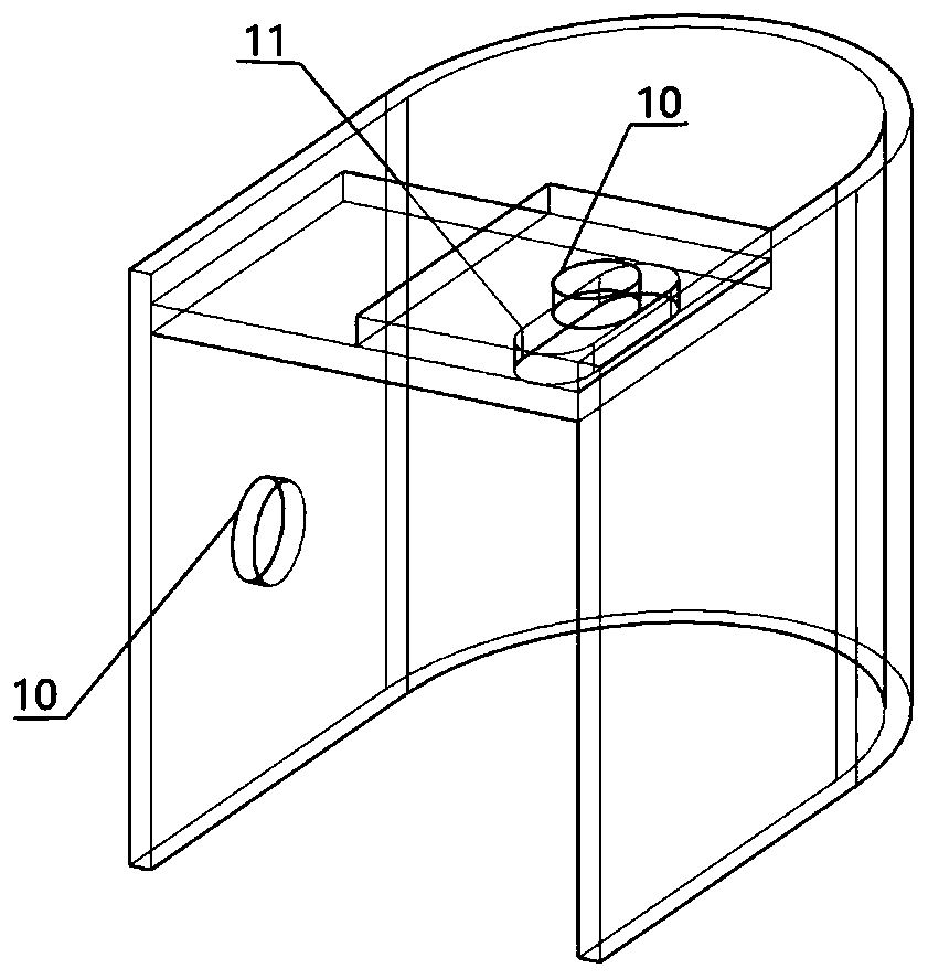 U-shaped steel-friction energy dissipation joint for fabricated external hanging wallboard and outer wall system