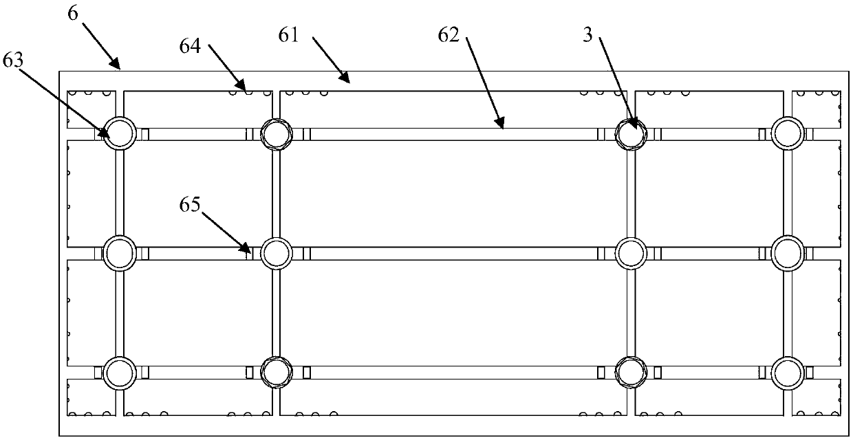 SMC lining plate and forming die