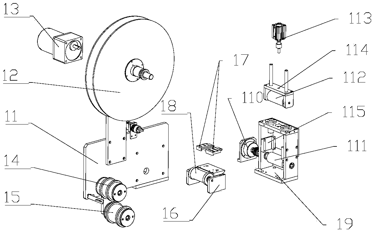 Cutting device and flexible circuit board machining machine